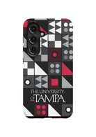University of Tampa Samsung Galaxy 24, 23 Mobile Phone Case - Geo Matte Mobile Phone Cases