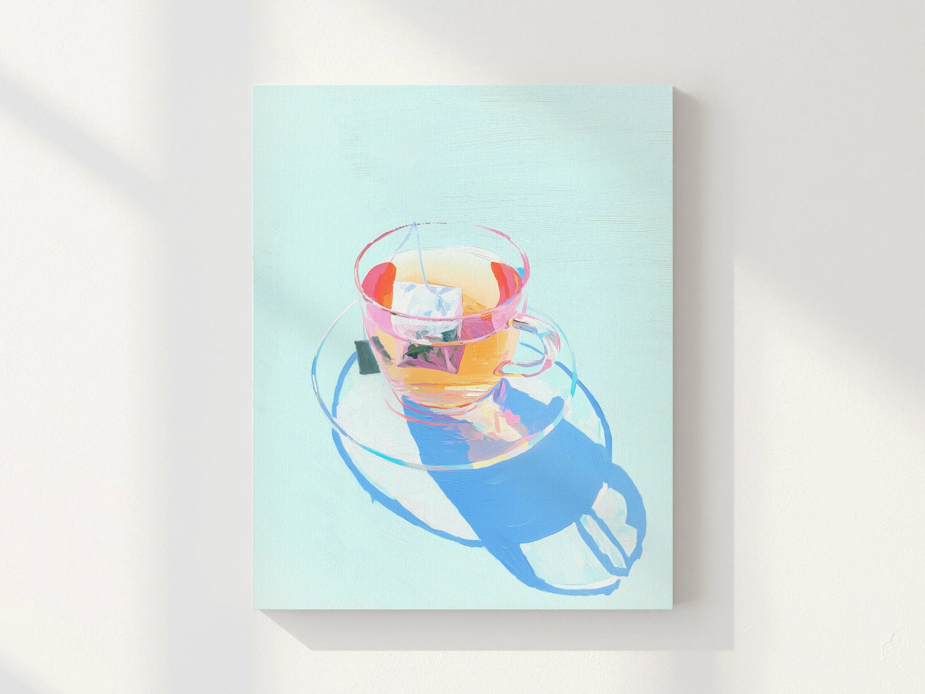 Sun Tea Study Art Print | Wall Art Canvas | Dorm Decor
