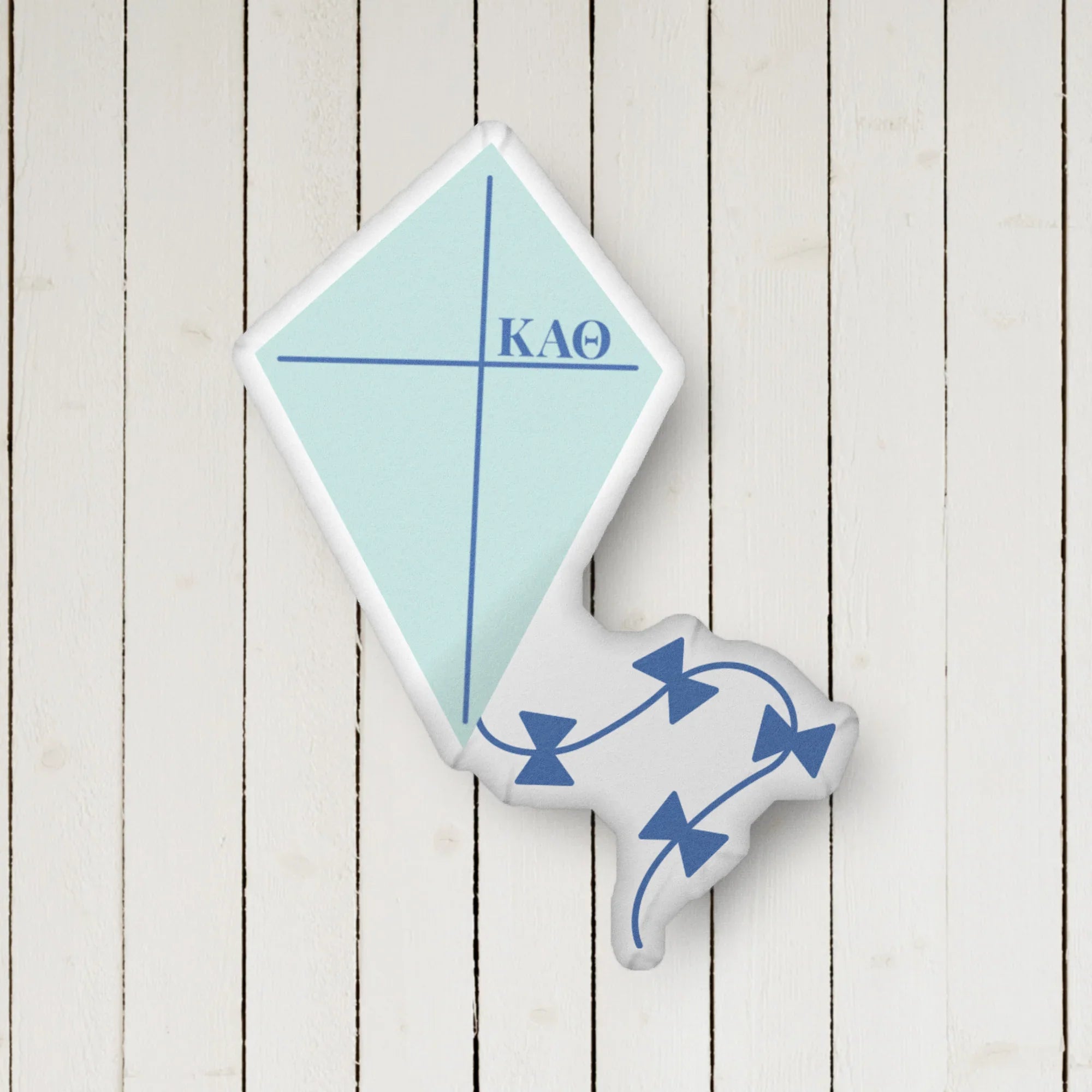Kappa Alpha Theta Kite Custom-Shape Throw Pillow | Big Little Gifts