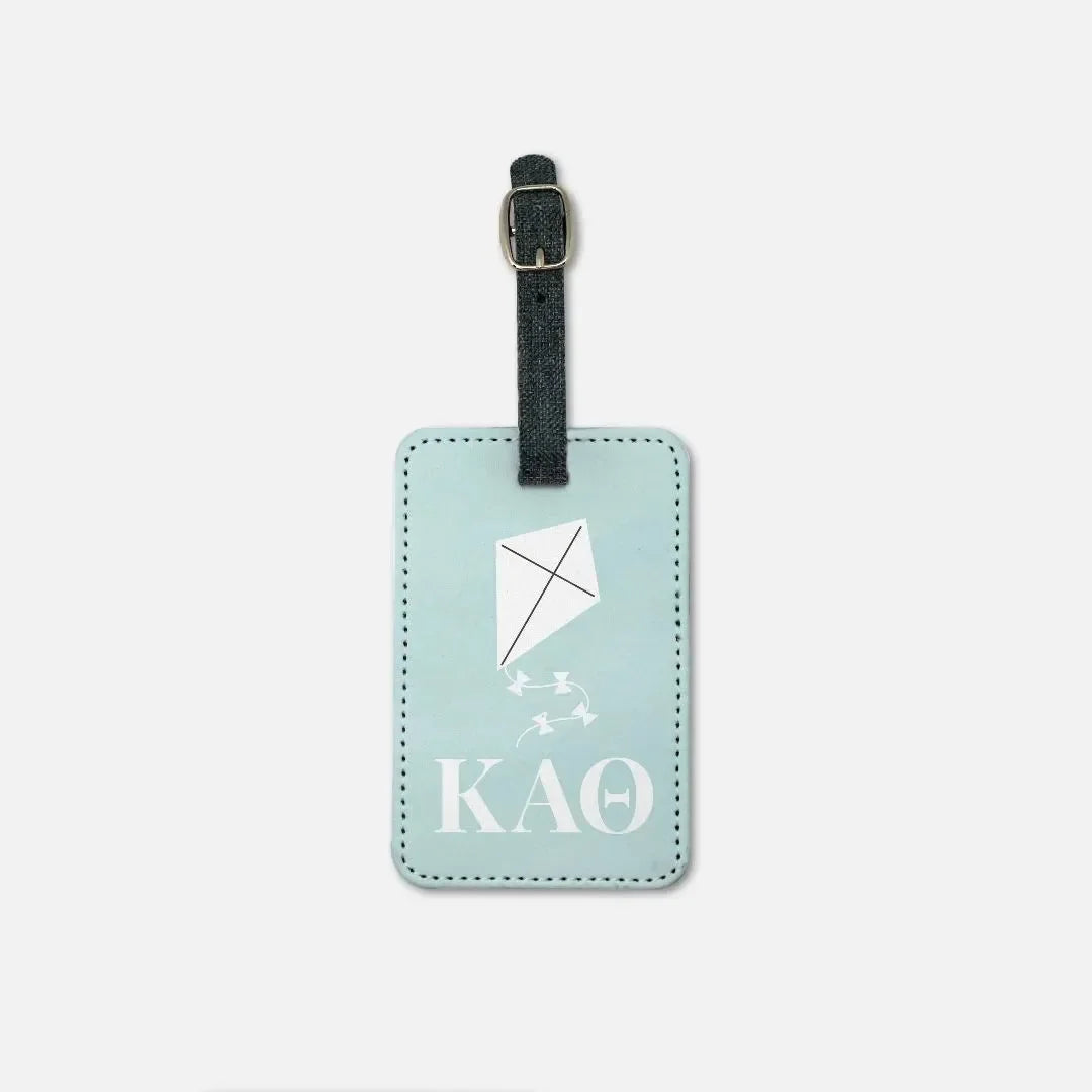 Theta (Set of 2) Luggage Tag - Blue Kite Luggage Tags