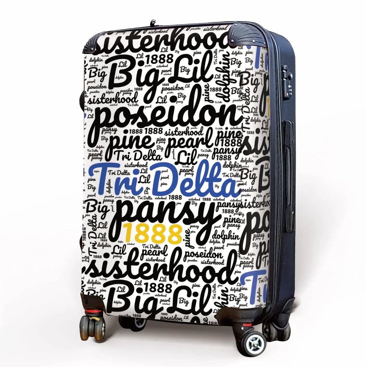 Tri Delta Carry-on Suitcase - Expression Art
