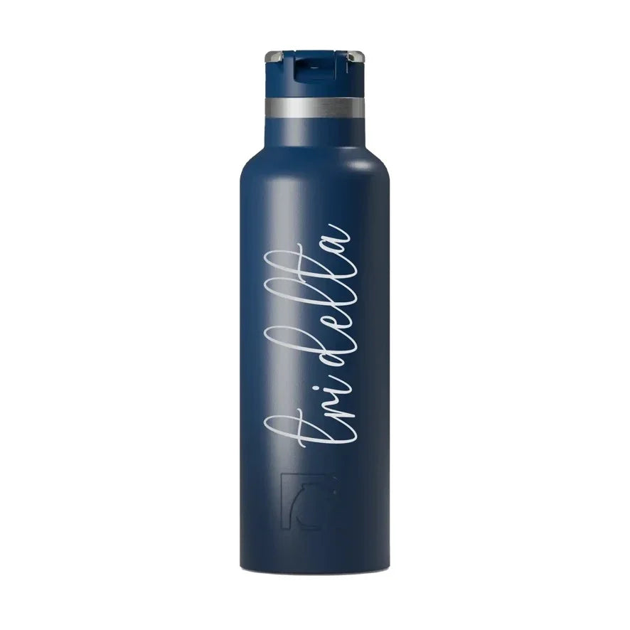 Tri Delta RTIC 20 oz Journey Ceramic Lined Water Bottle - Script