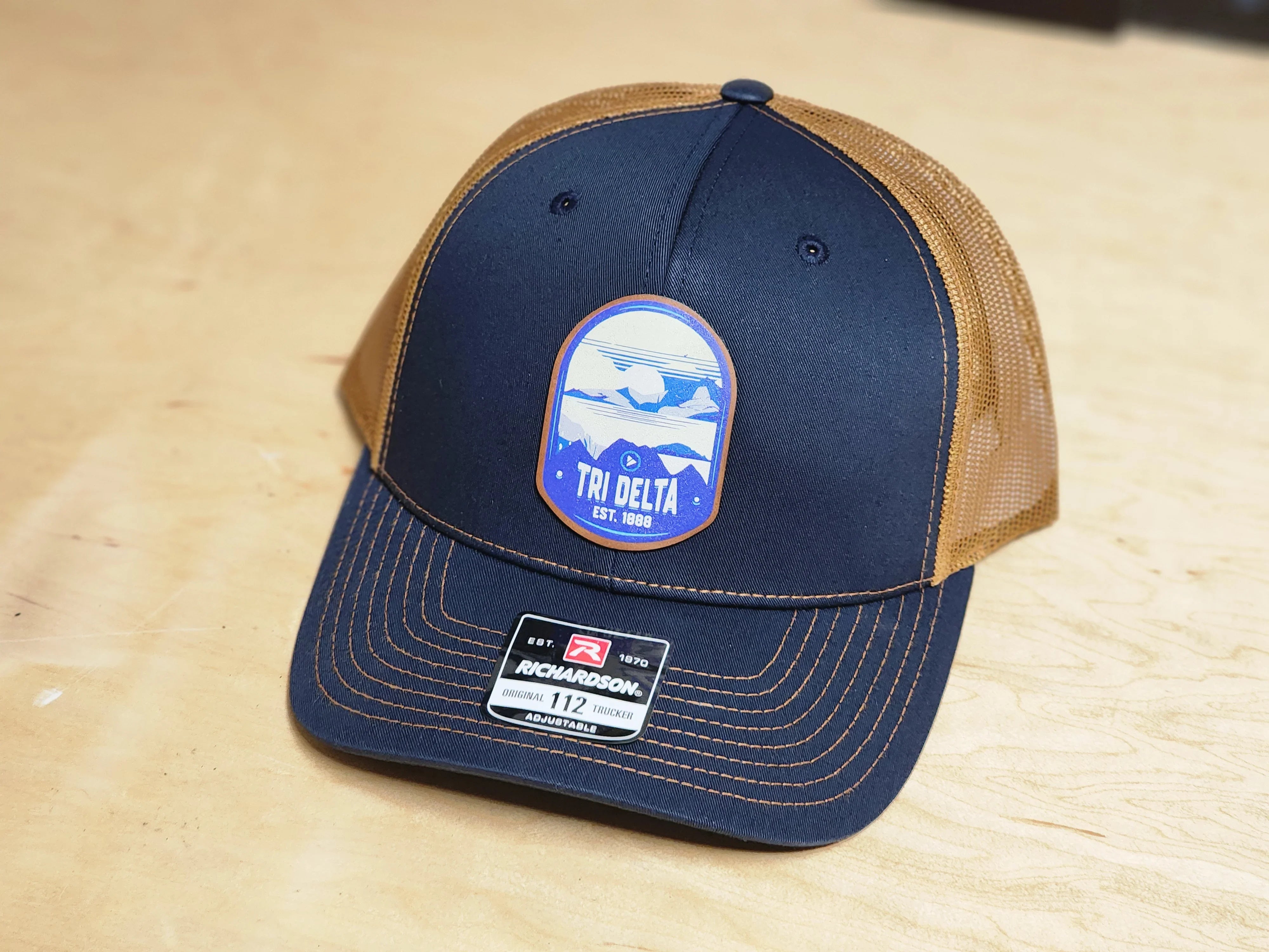 Tri Delta Richardson 112 UV Leatherette Patch Trucker Hat - Ventura