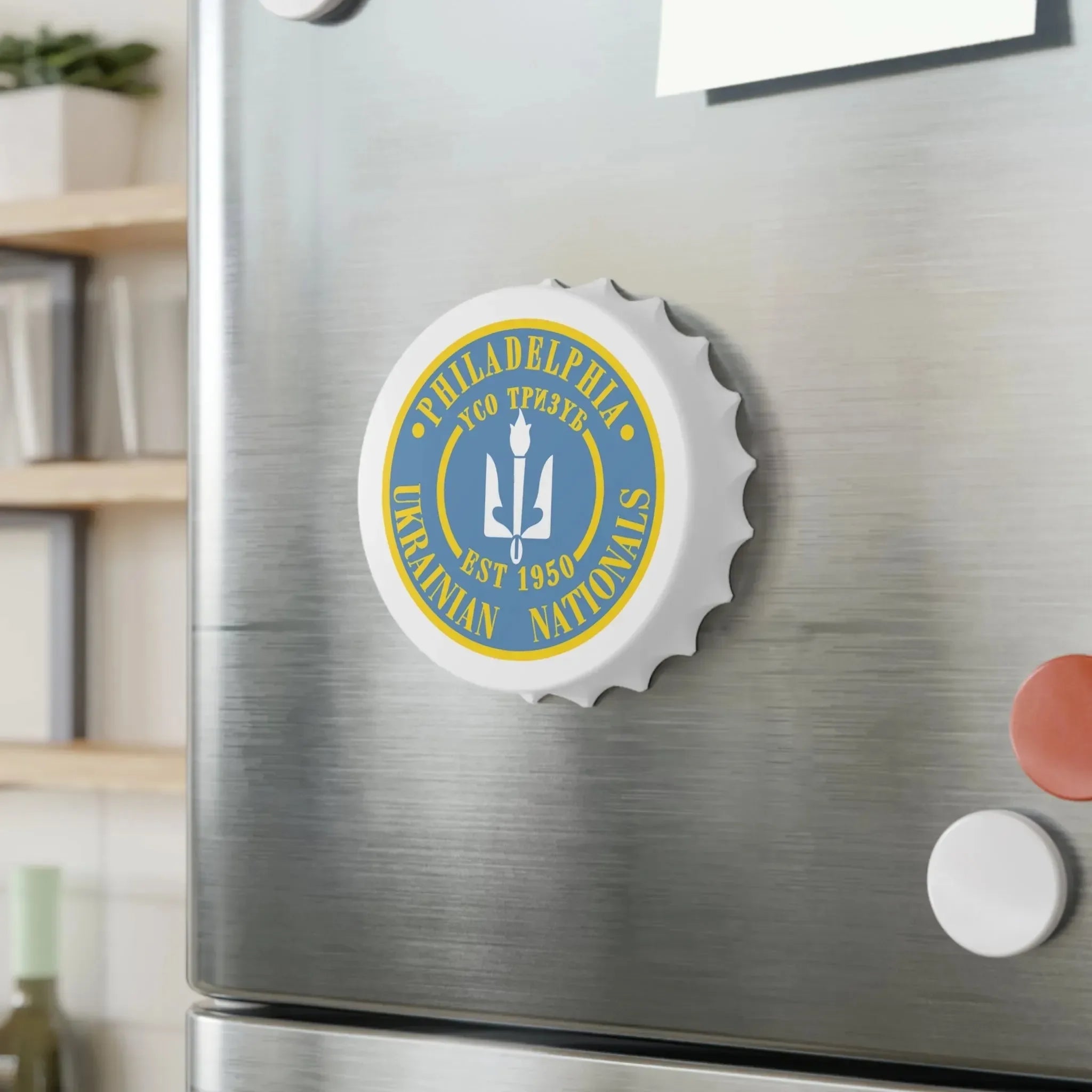 Philadelphia Ukrainian Nationals Magnetic Bottle Opener Bottle Openers