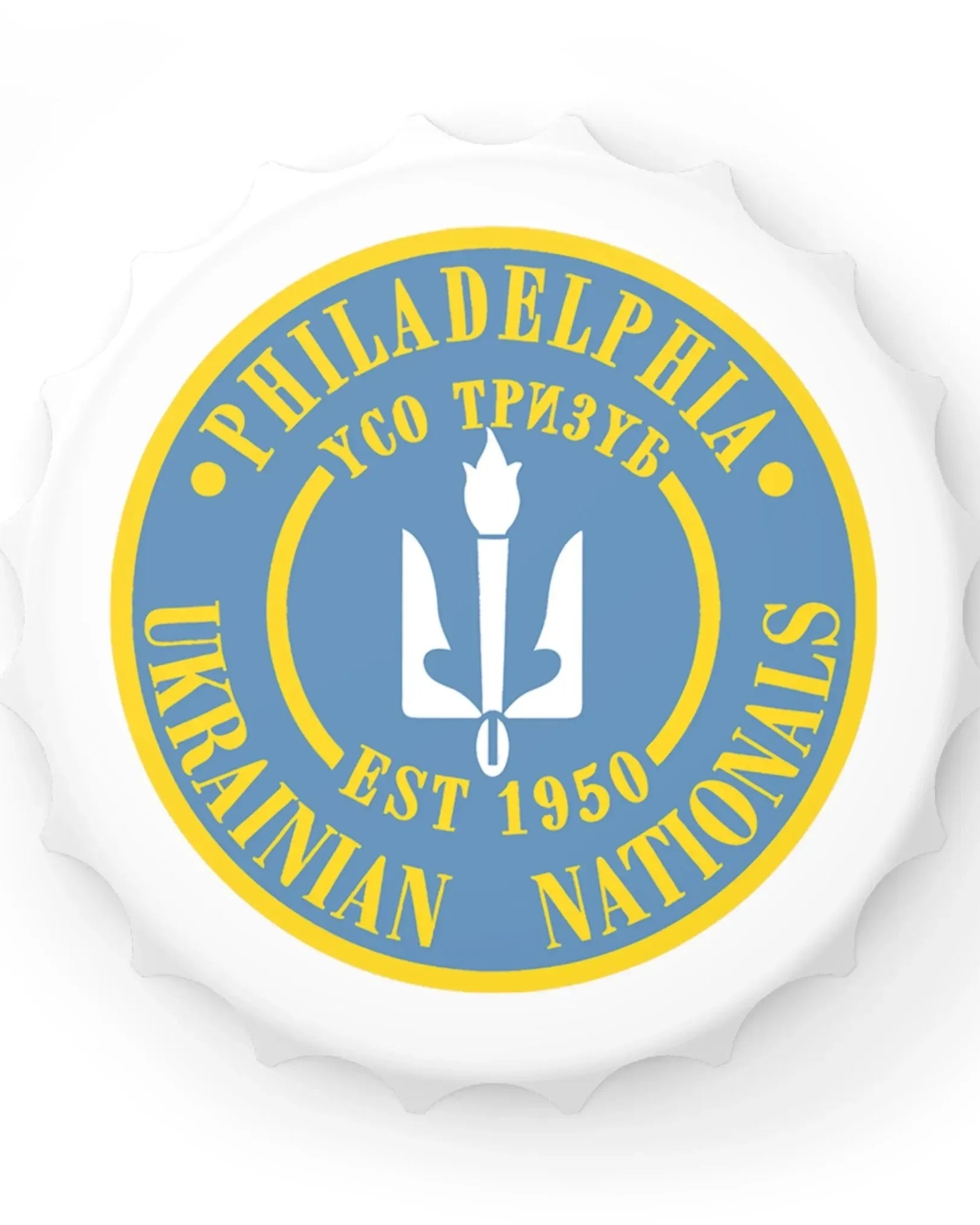 Philadelphia Ukrainian Nationals Magnetic Bottle Opener Bottle Openers