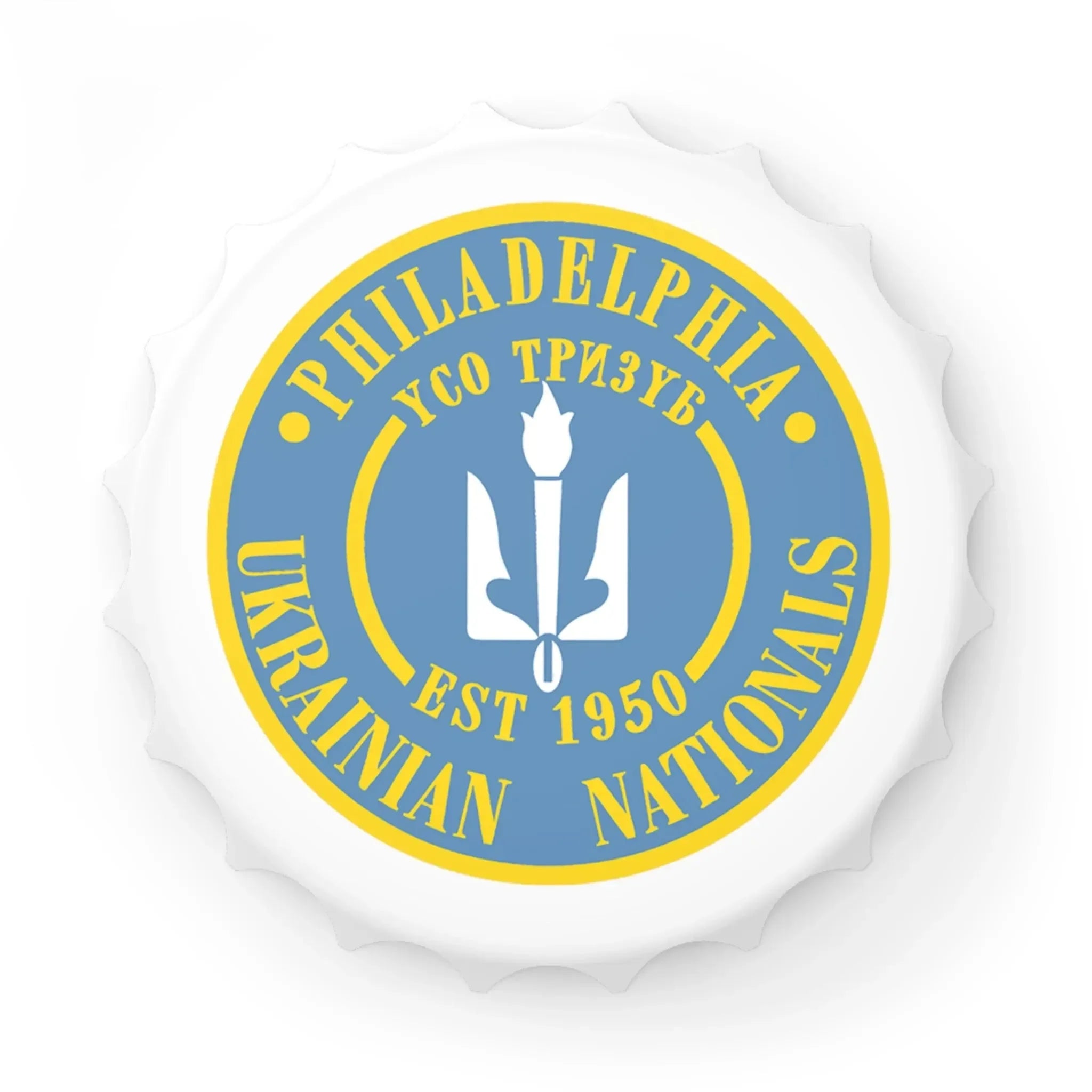 Philadelphia Ukrainian Nationals Magnetic Bottle Opener Bottle Openers