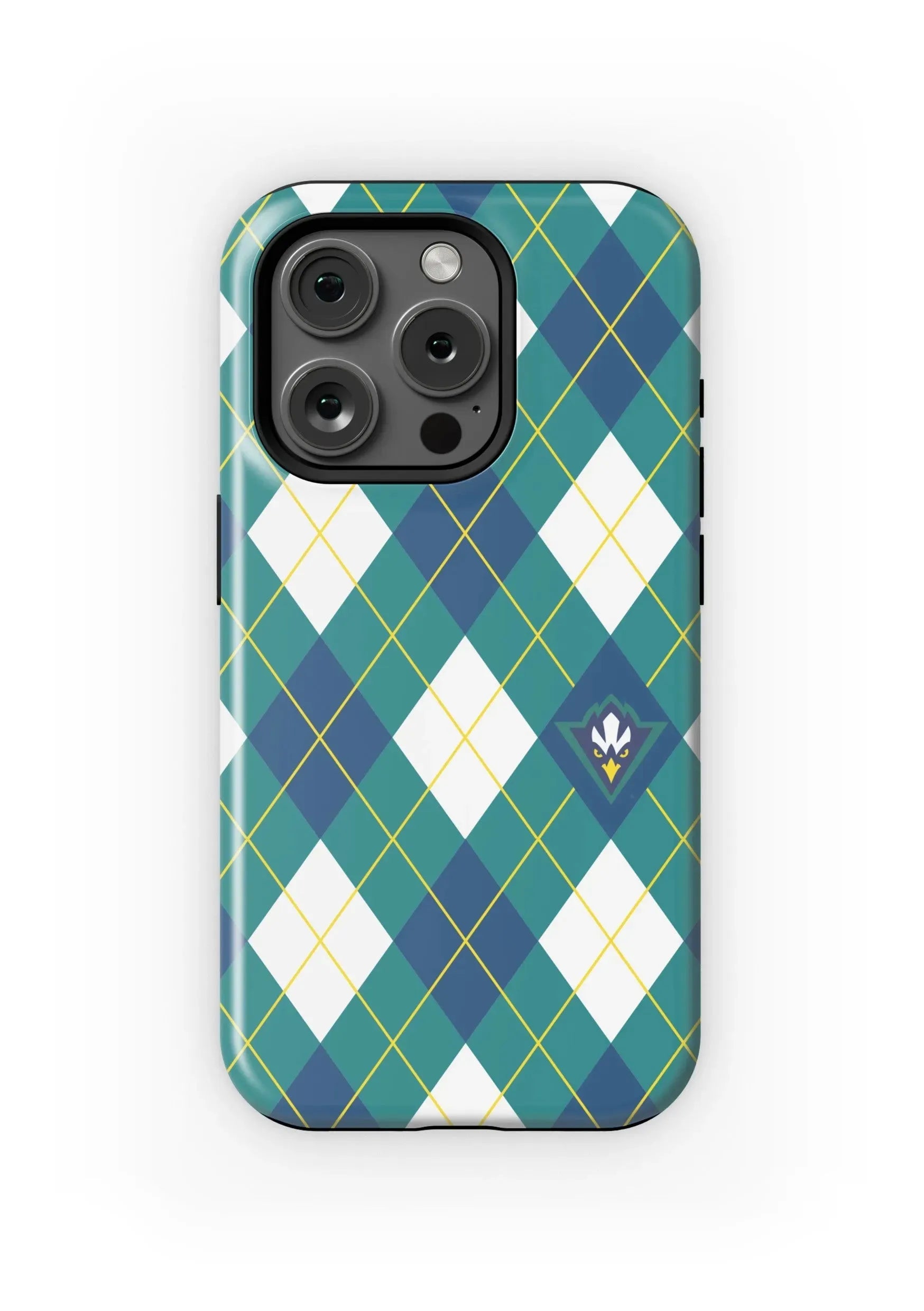 UNC Wilmington iPhone 15, 14, 13 Mobile Phone Case - Argyle Matte Mobile Phone Cases