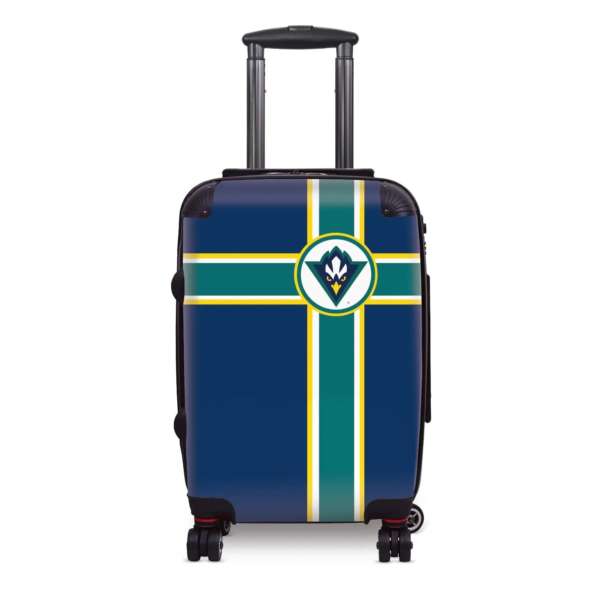UNC Wilmington Carry-on Suitcase - Cross Stripes | UNCW Suitcases