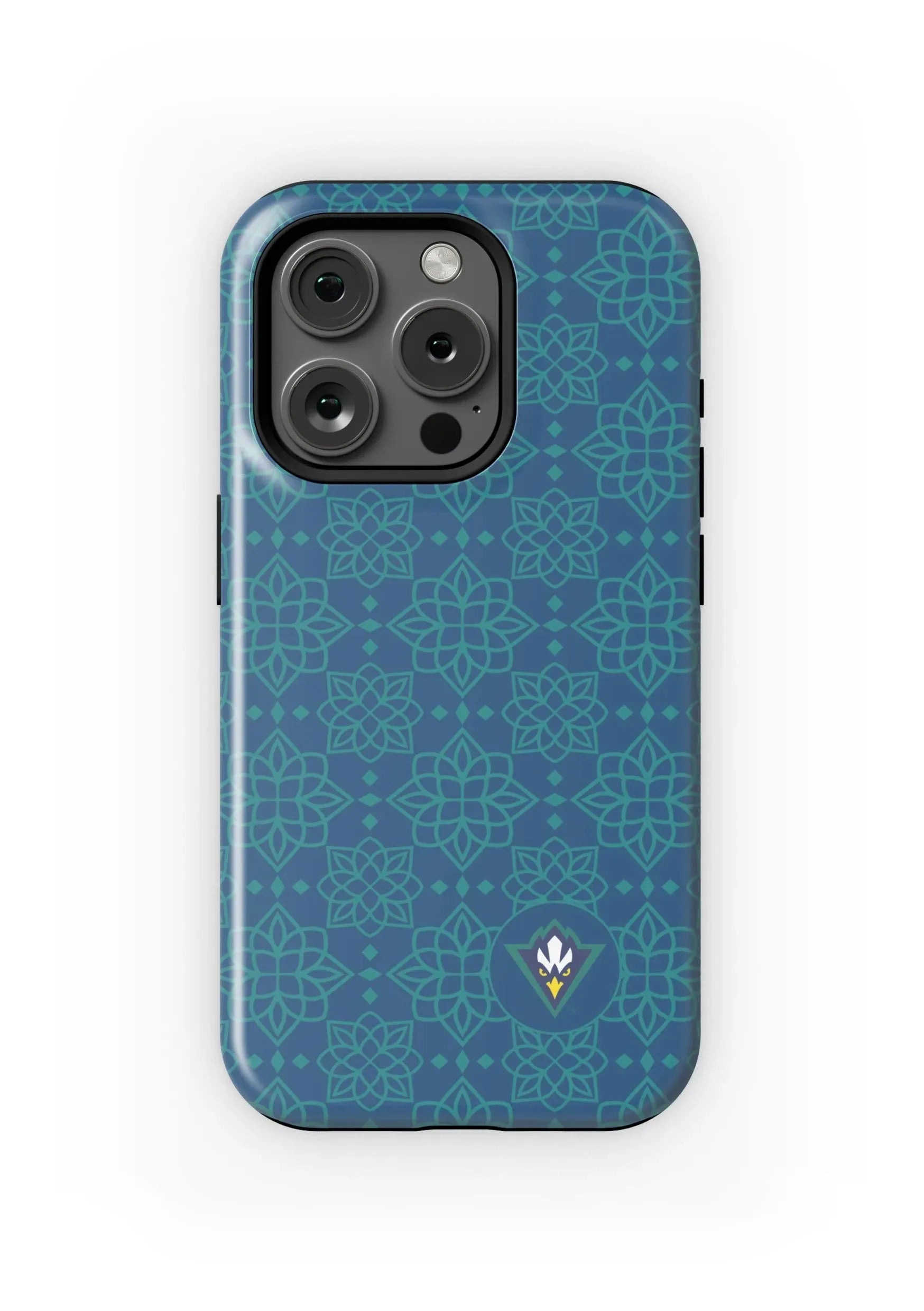 UNC Wilmington iPhone 15, 14, 13 Mobile Phone Case - Ornate Matte Mobile Phone Cases