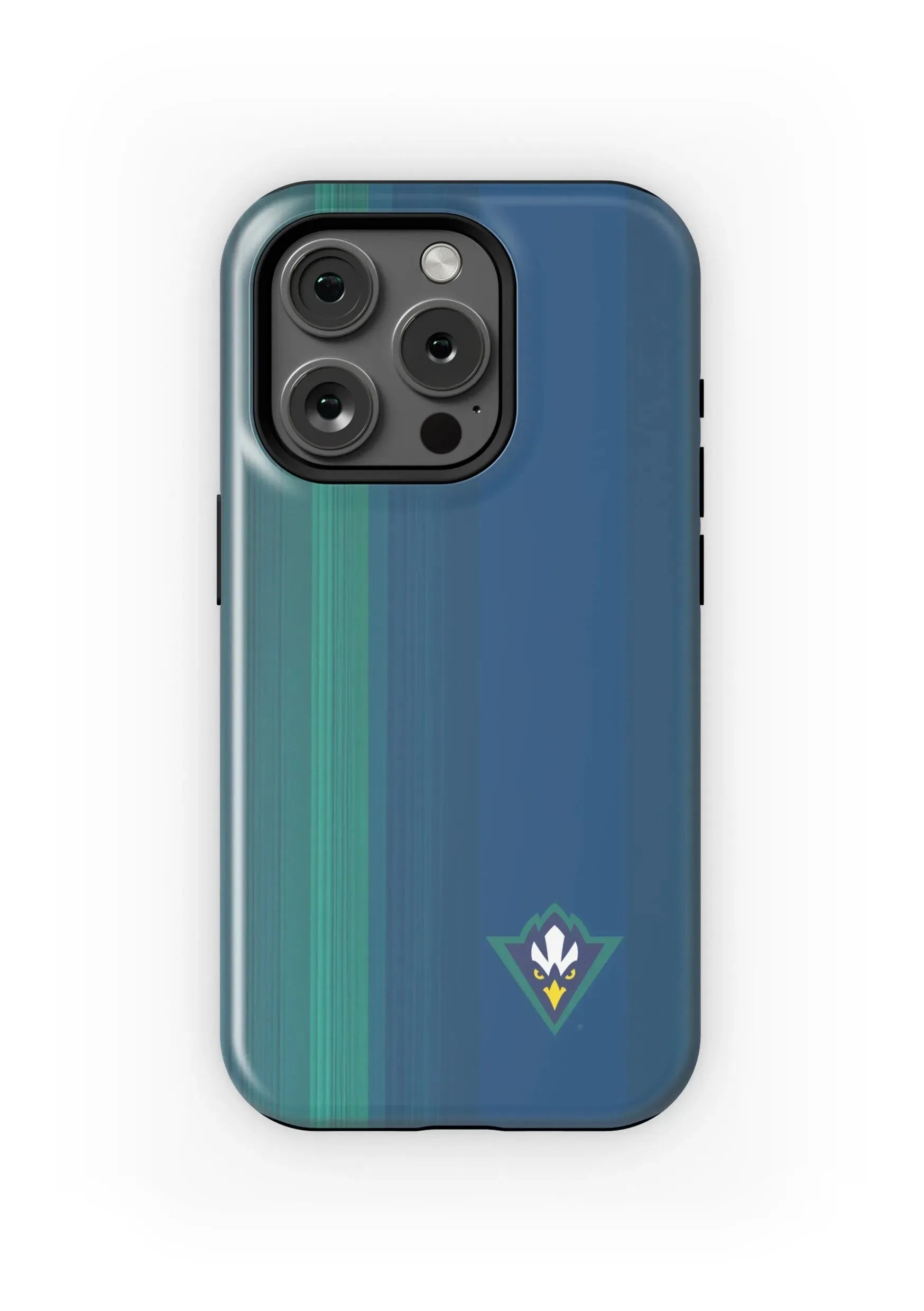 UNC Wilmington iPhone 15, 14, 13 Mobile Phone Case - Stripes Matte Mobile Phone Cases