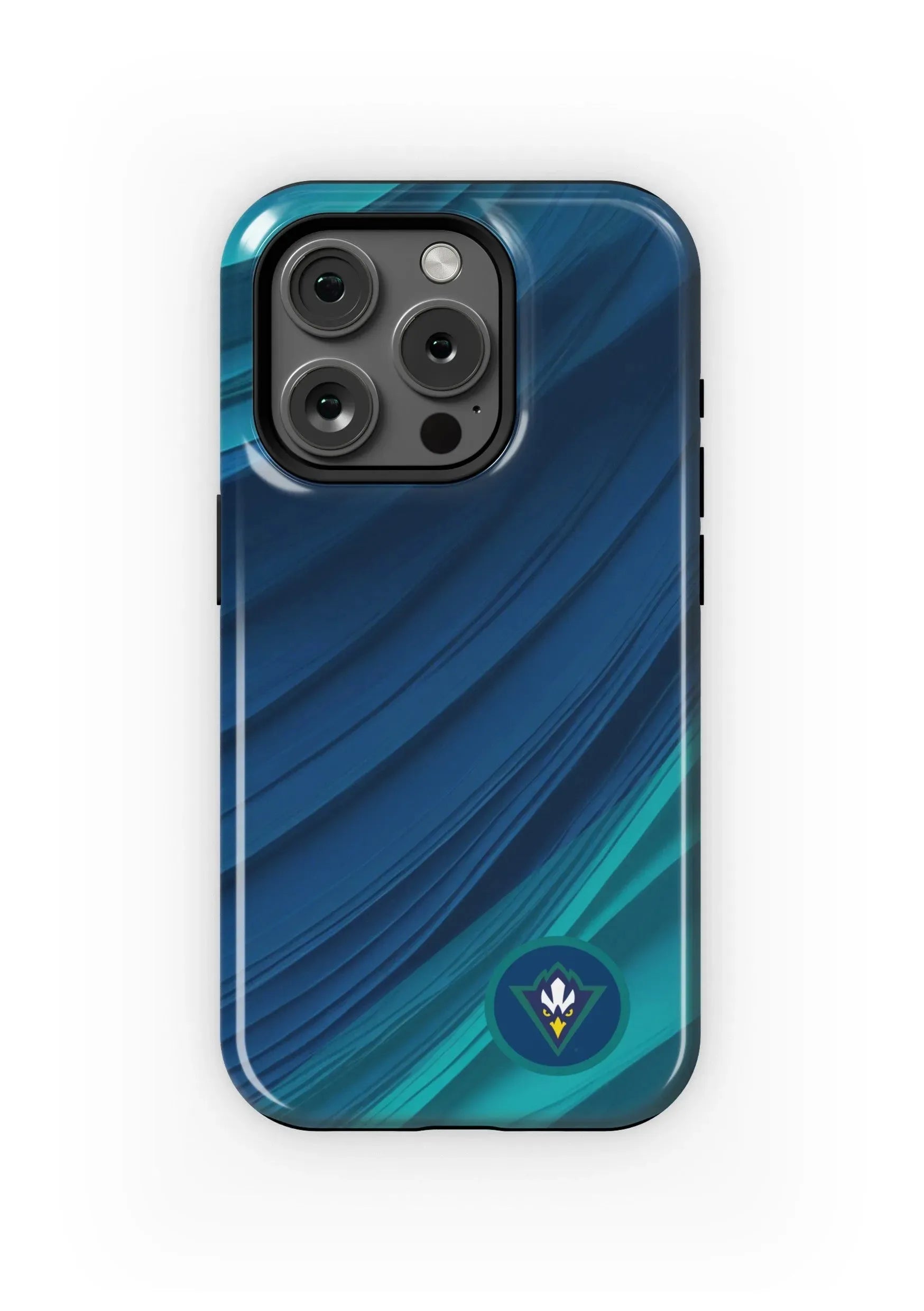 UNC Wilmington iPhone 15, 14, 13 Mobile Phone Case - Wave Gloss Mobile Phone Cases