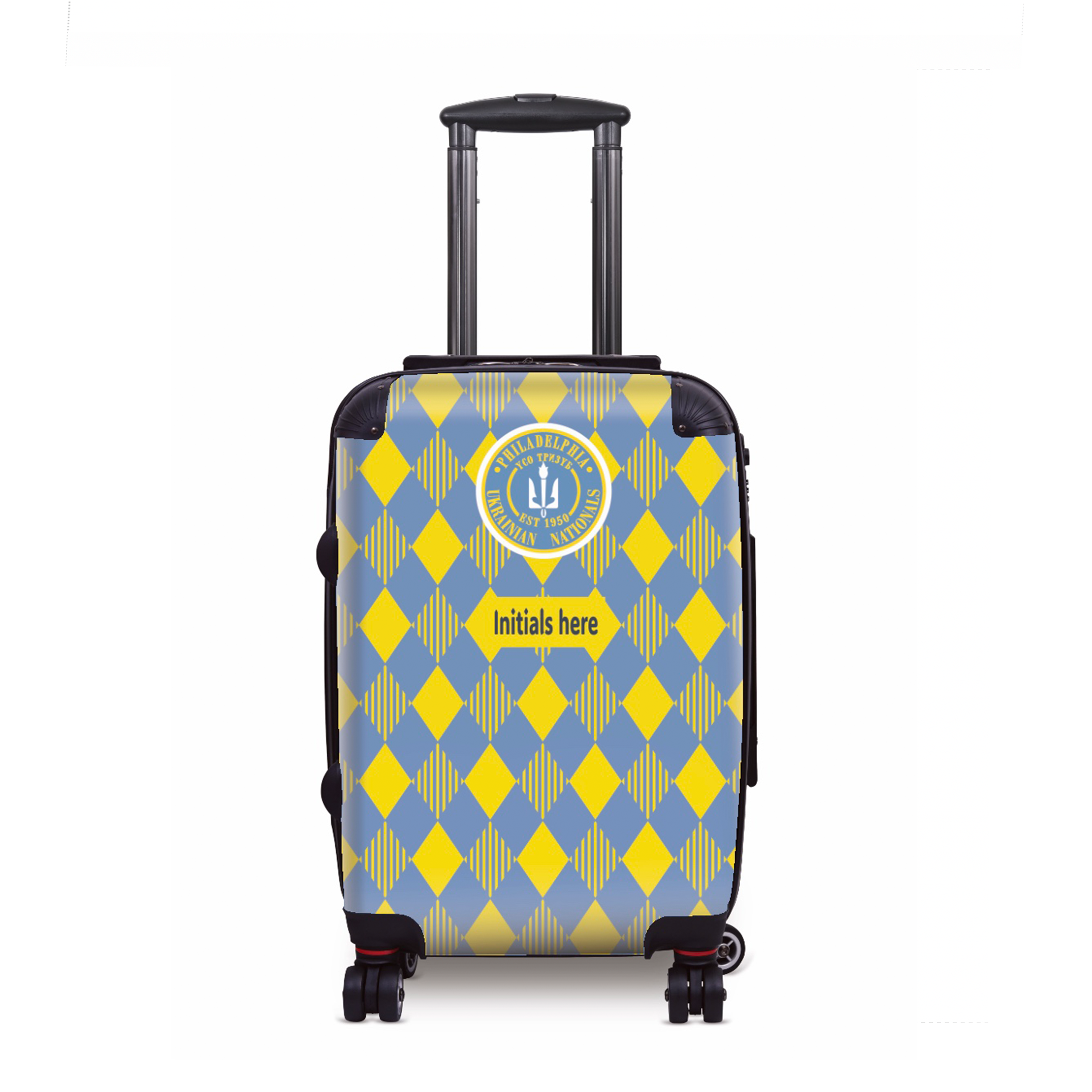 Philadelphia Ukrainian Nationals 20" Carry-on Suitcase Luggage - Argyle Suitcases