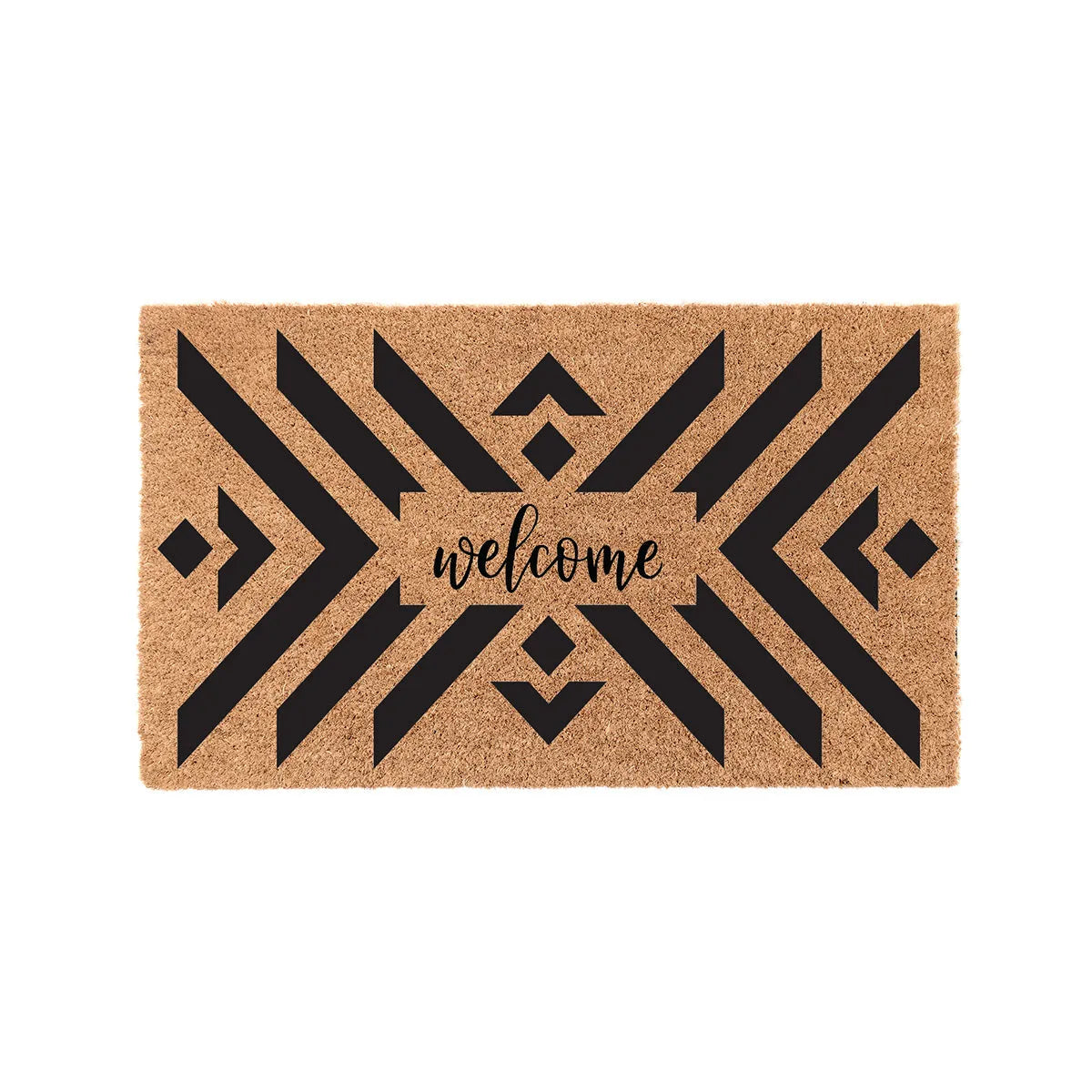 Welcome Boho Coir Doormat Door Mats