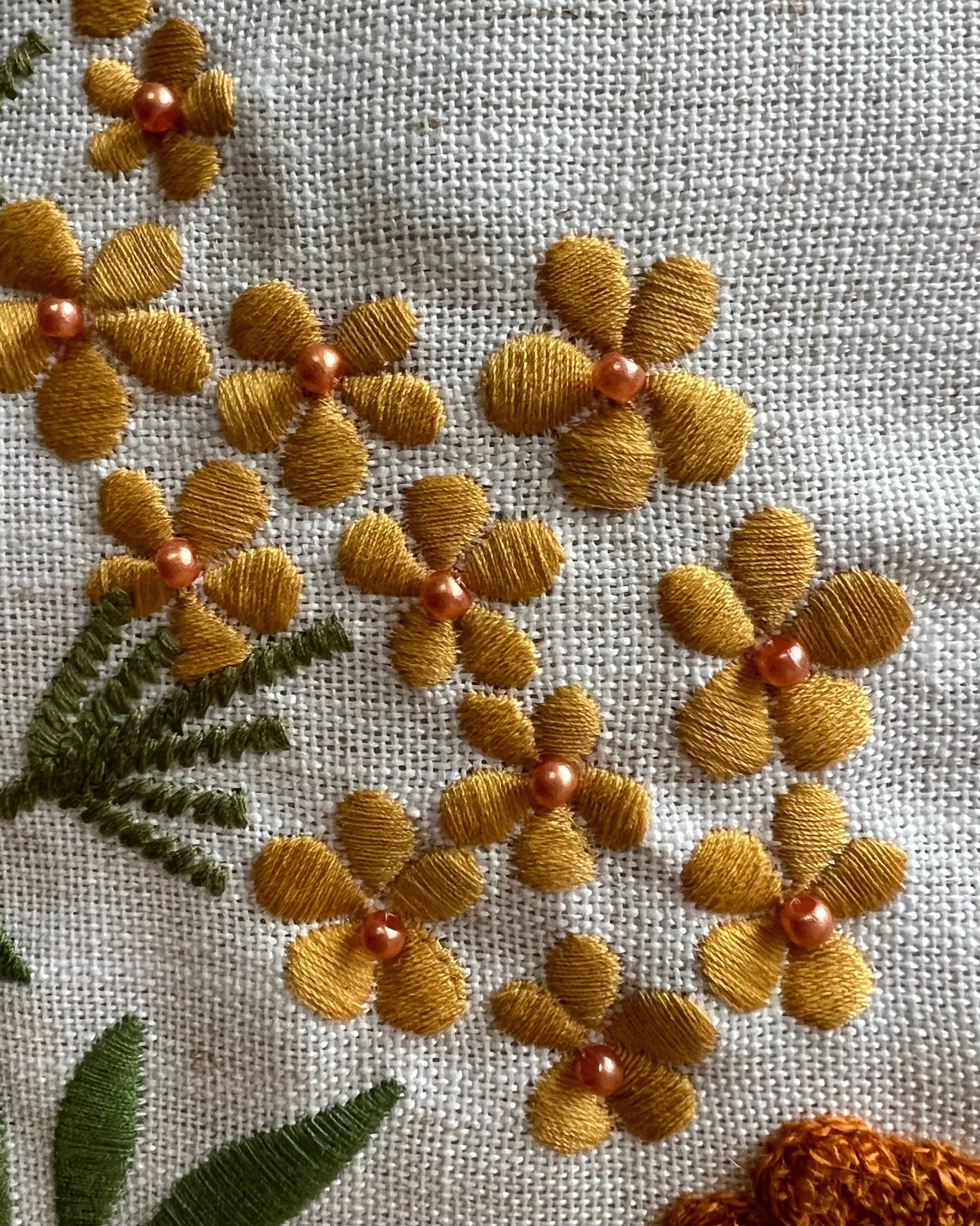 Wildflower Embroidered Pillow Cover | Boho & Cottage Core Dorm Decor