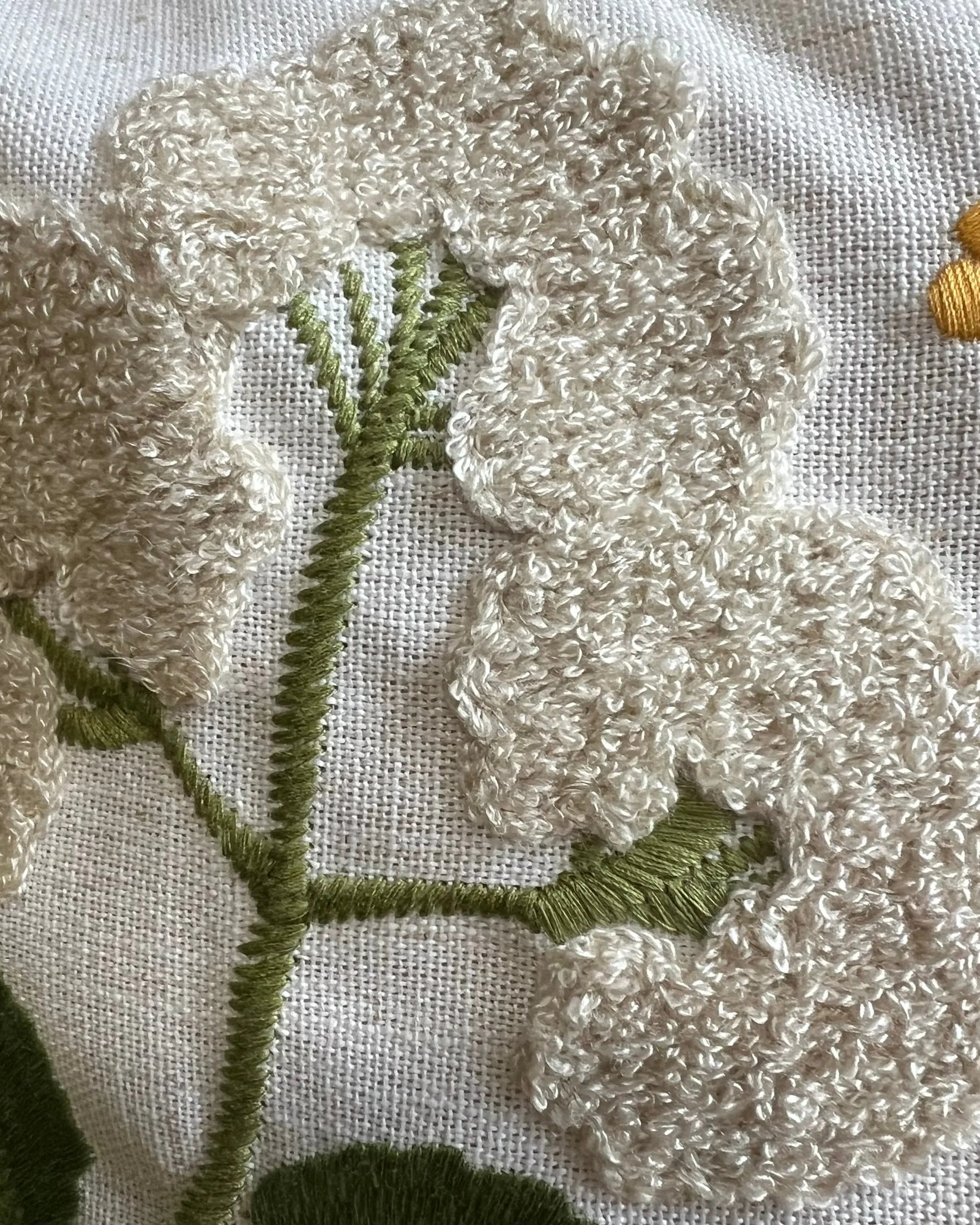Wildflower Embroidered Pillow Cover | Boho & Cottage Core Dorm Decor