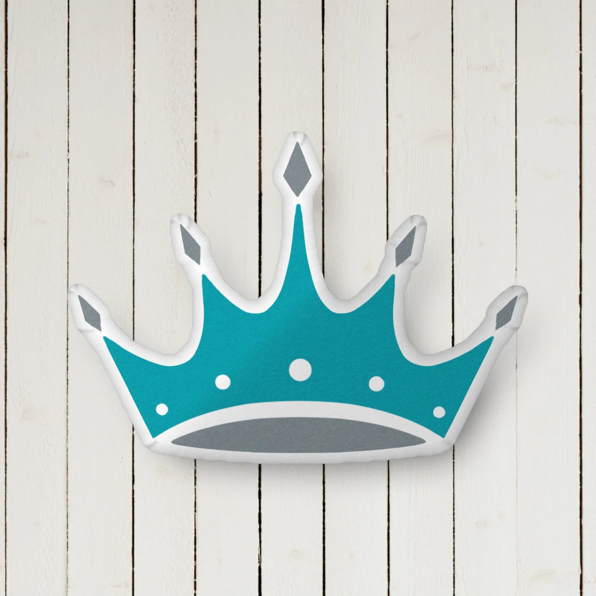 Zeta Crown Custom-Shape Throw Pillow | ZTA Big Little Gifts