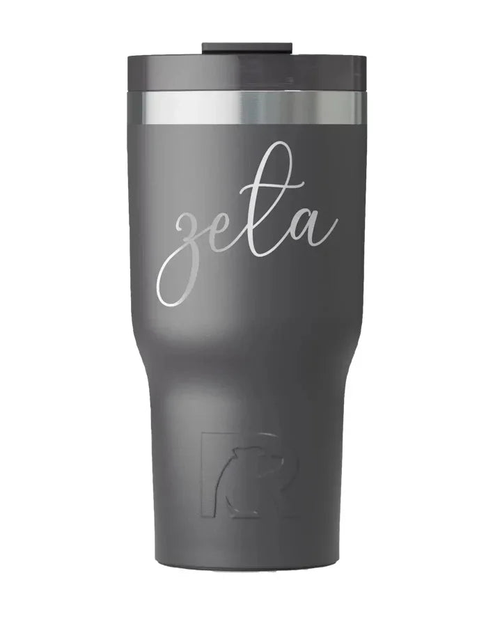 Zeta Tau Alpha RTIC 20 oz Essential Ceramic Lined Tumbler - Script