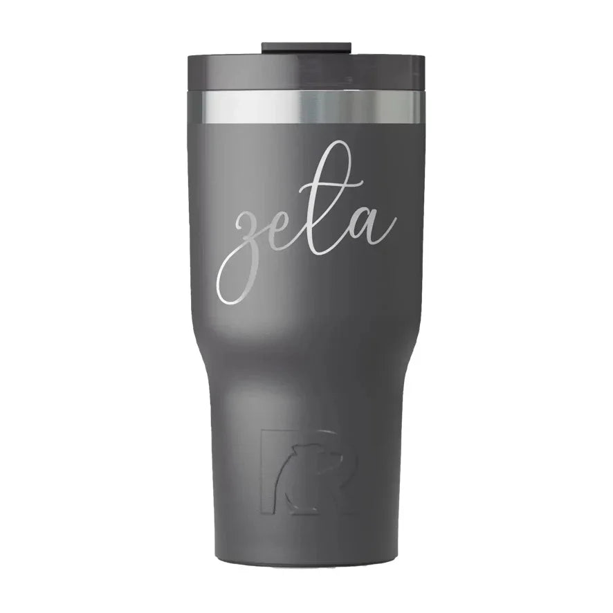 Zeta Tau Alpha RTIC 20 oz Essential Ceramic Lined Tumbler - Script