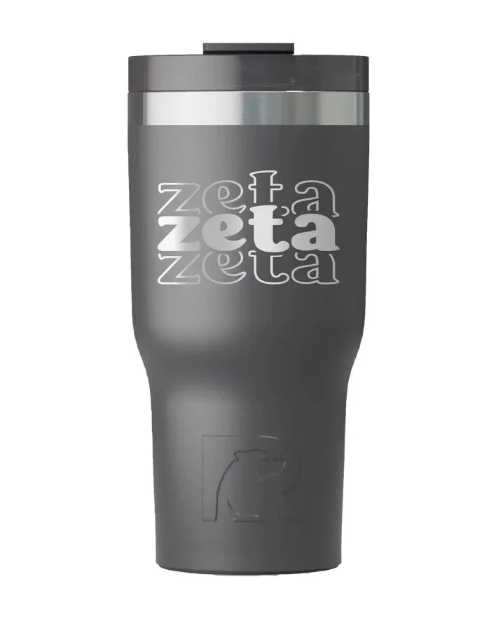 Zeta Tau Alpha RTIC 20 oz Essential Ceramic Lined Tumbler - Stacked