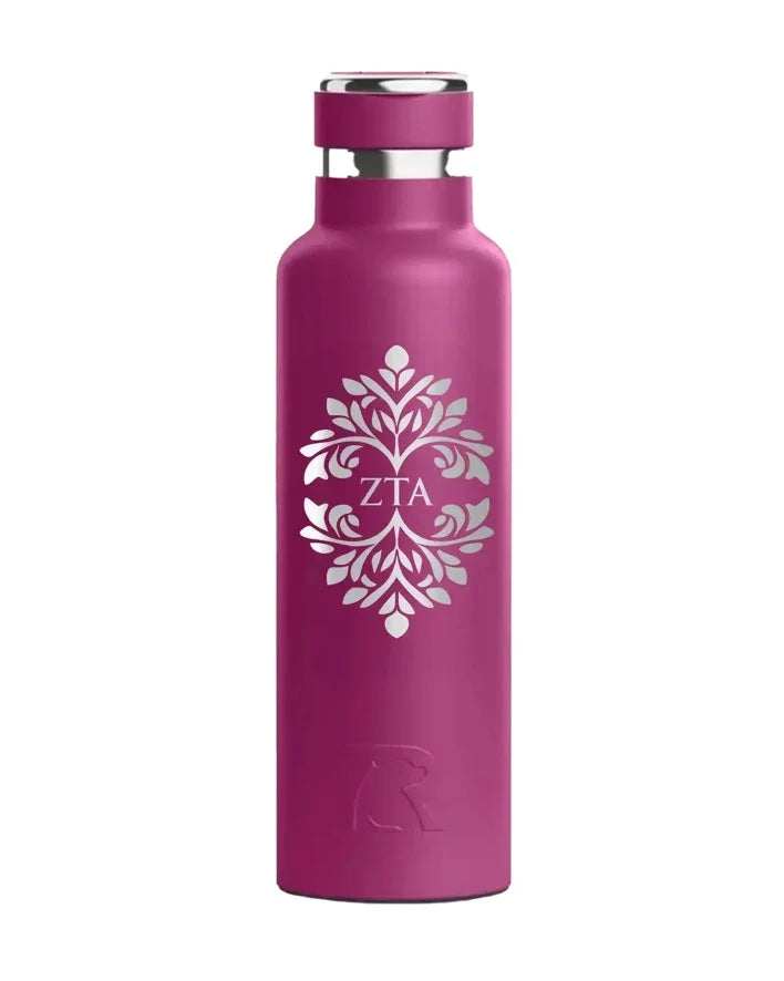 Zeta Tau Alpha RTIC 20 oz Journey Ceramic Lined Water Bottle Ornament