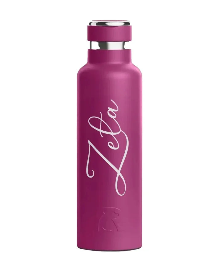 Zeta Tau Alpha RTIC 20 oz Journey Ceramic Lined Water Bottle Tumbler - Script