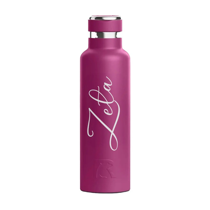 Zeta Tau Alpha RTIC 20 oz Journey Ceramic Lined Water Bottle Tumbler - Script