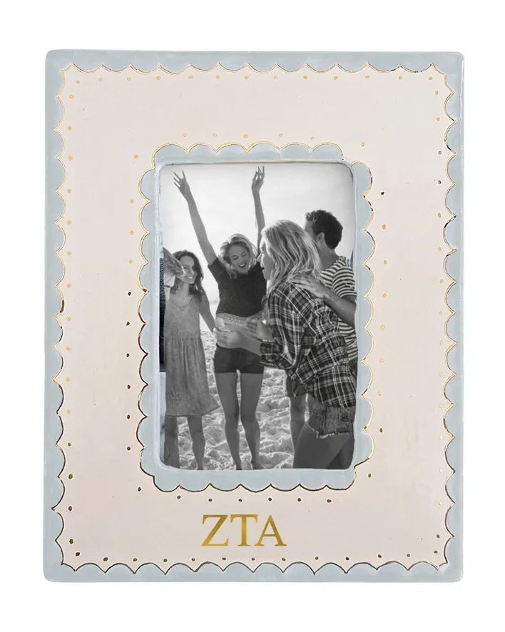 Zeta Tau Alpha Scallop Picture Frame | Big & Little Gifts