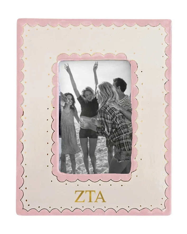 Zeta Tau Alpha Scallop Picture Frame | Big & Little Gifts