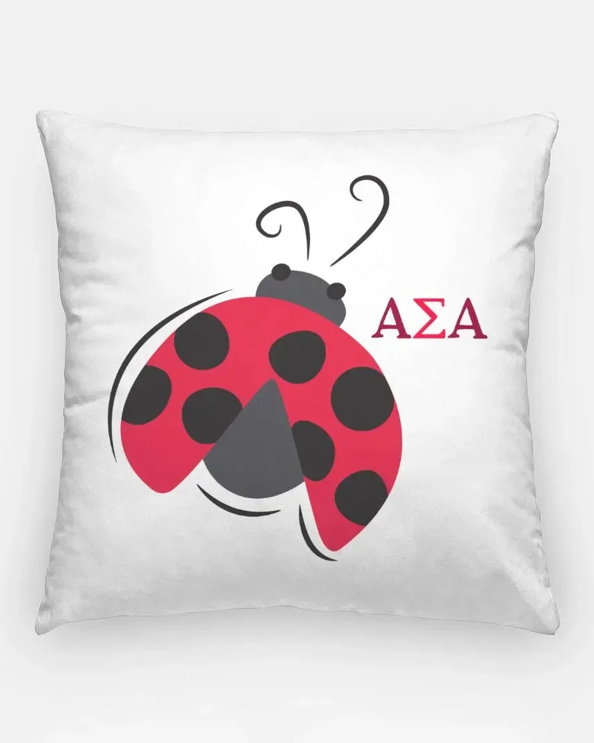 Alpha Sigma Alpha 18" Dot Throw Pillow Cover Pillow Covers