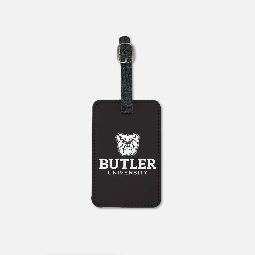 Butler University (Set of 2) Luggage Tag - Black Luggage Tags