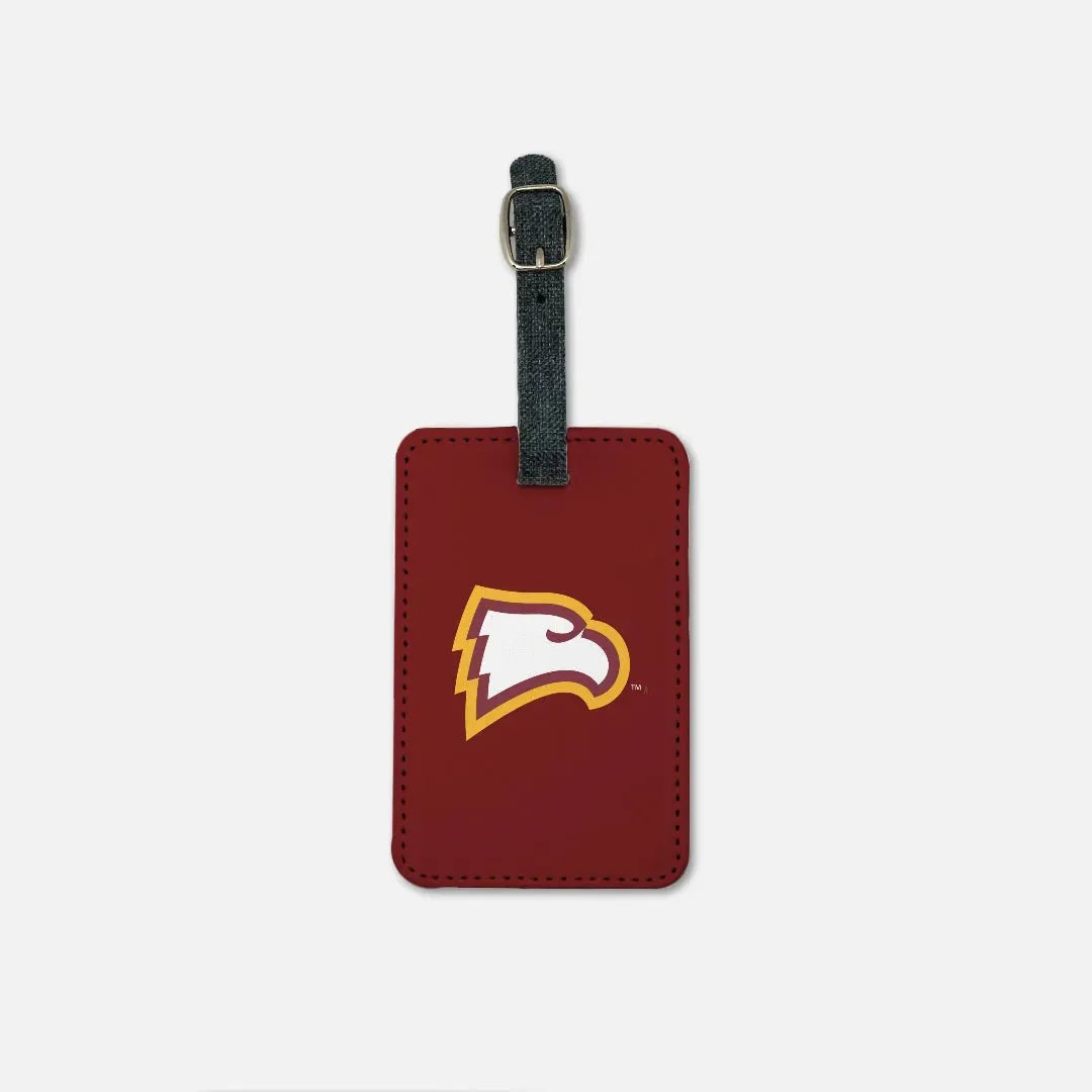 Winthrop University Luggage Tag (Set of 2) - Garnet Eagle Luggage Tags
