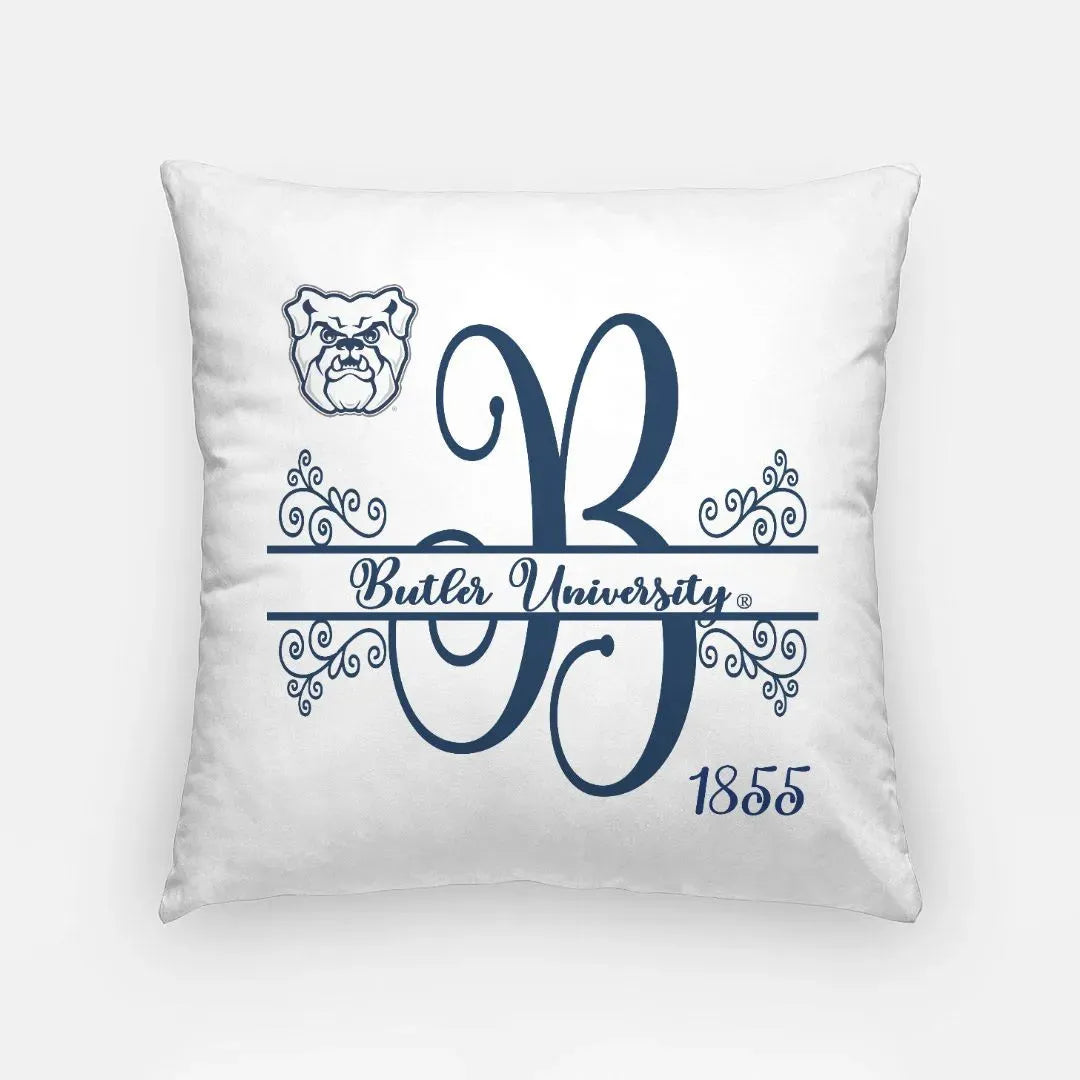 Butler University Monogram Pillow Cover 18" Pillow Covers