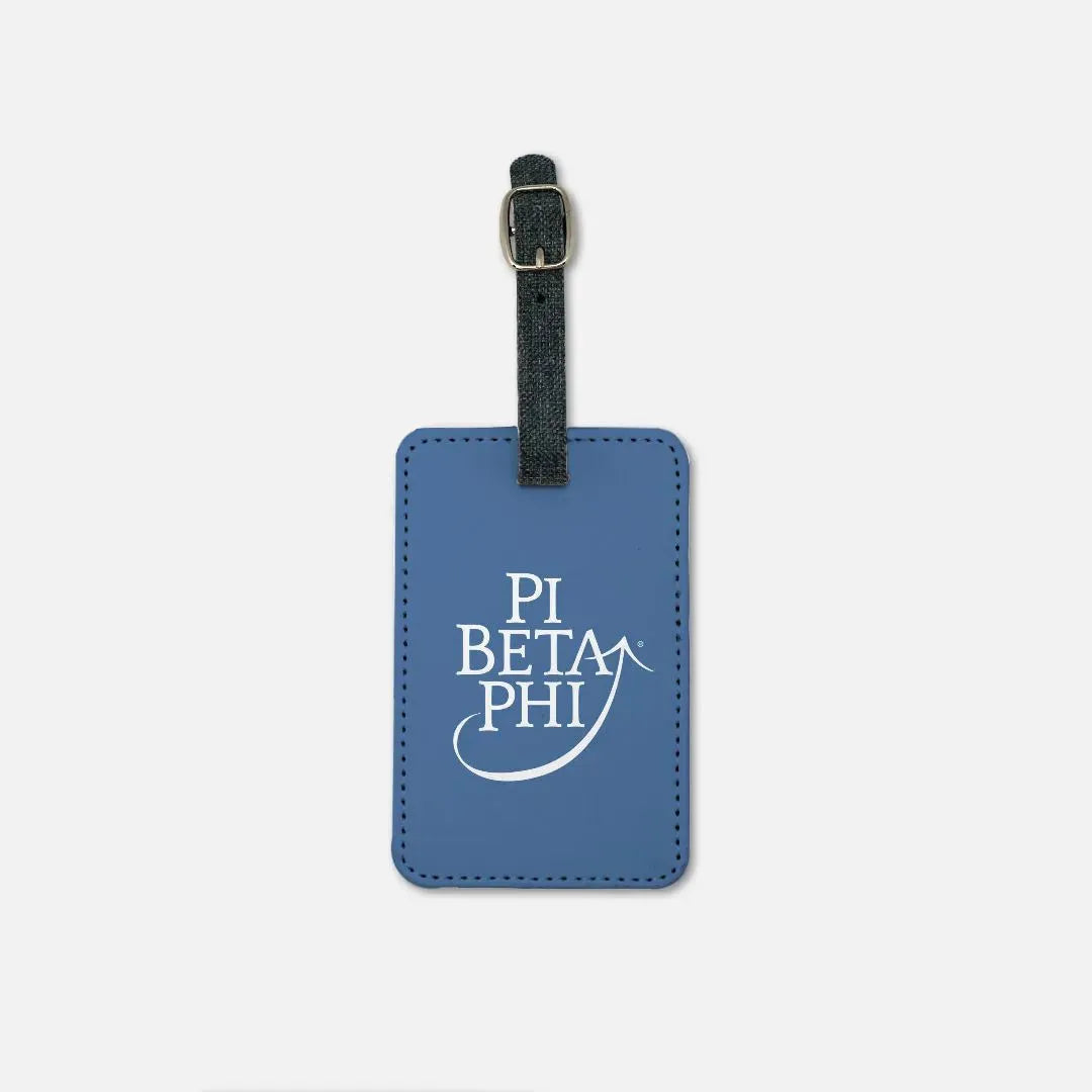 Pi Beta Phi (Set of 2) Luggage Tag - Traditional Blue Luggage Tags