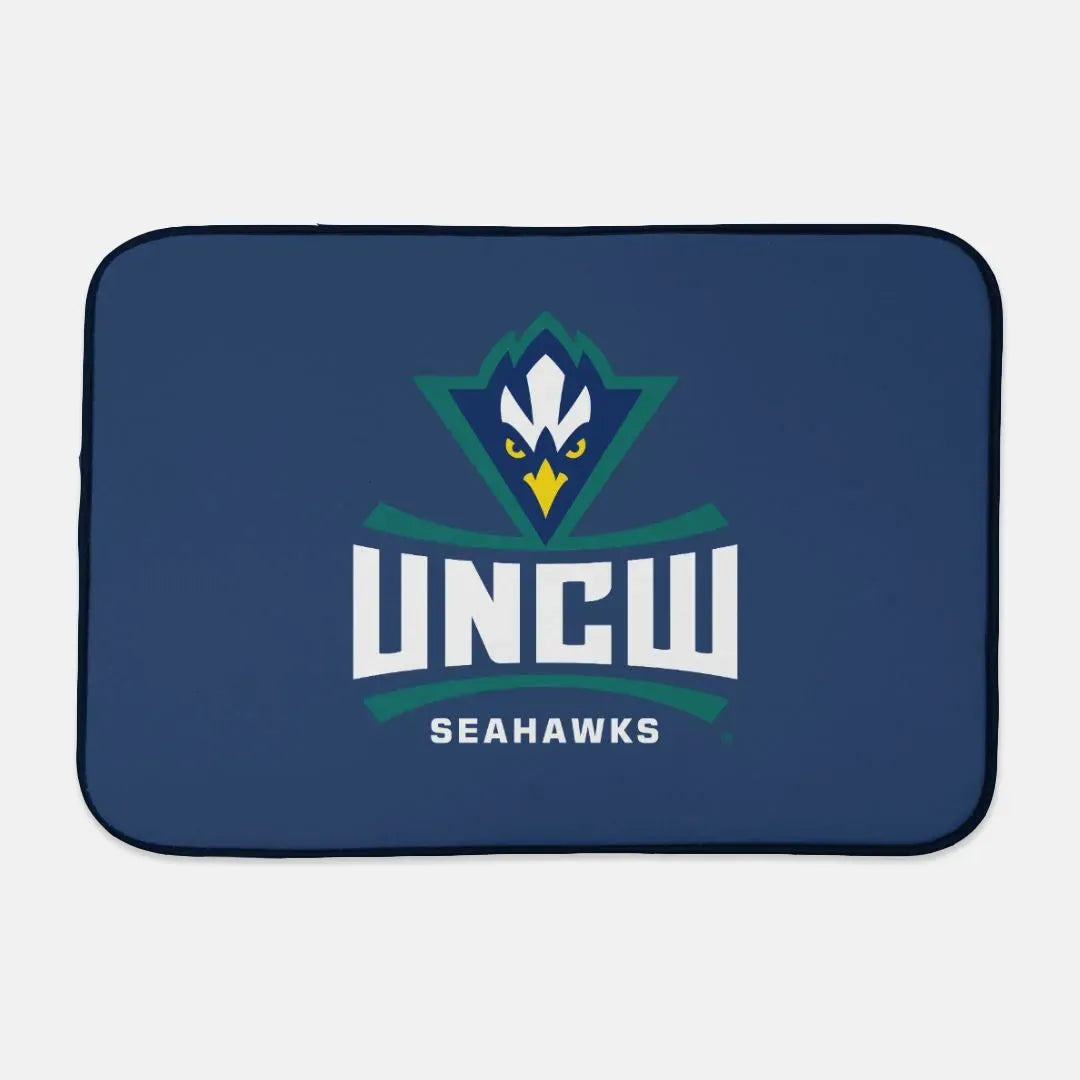 UNCW Seahawks Dish Mat - Navy Dish Mat