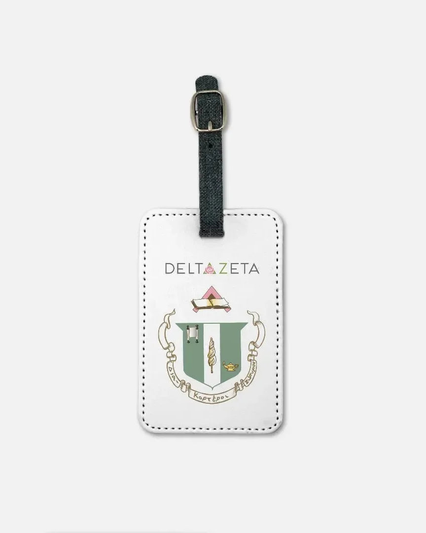 Delta Zeta Luggage Tag (Set of 2) Crest Luggage Tags