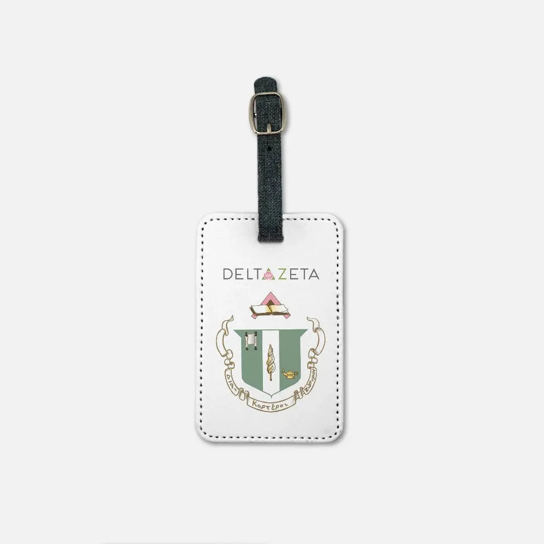 Delta Zeta Luggage Tag (Set of 2) Crest Luggage Tags