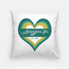 Alpha Sigma Tau 18" Throw Pillow Cover - Heart Pillow Covers