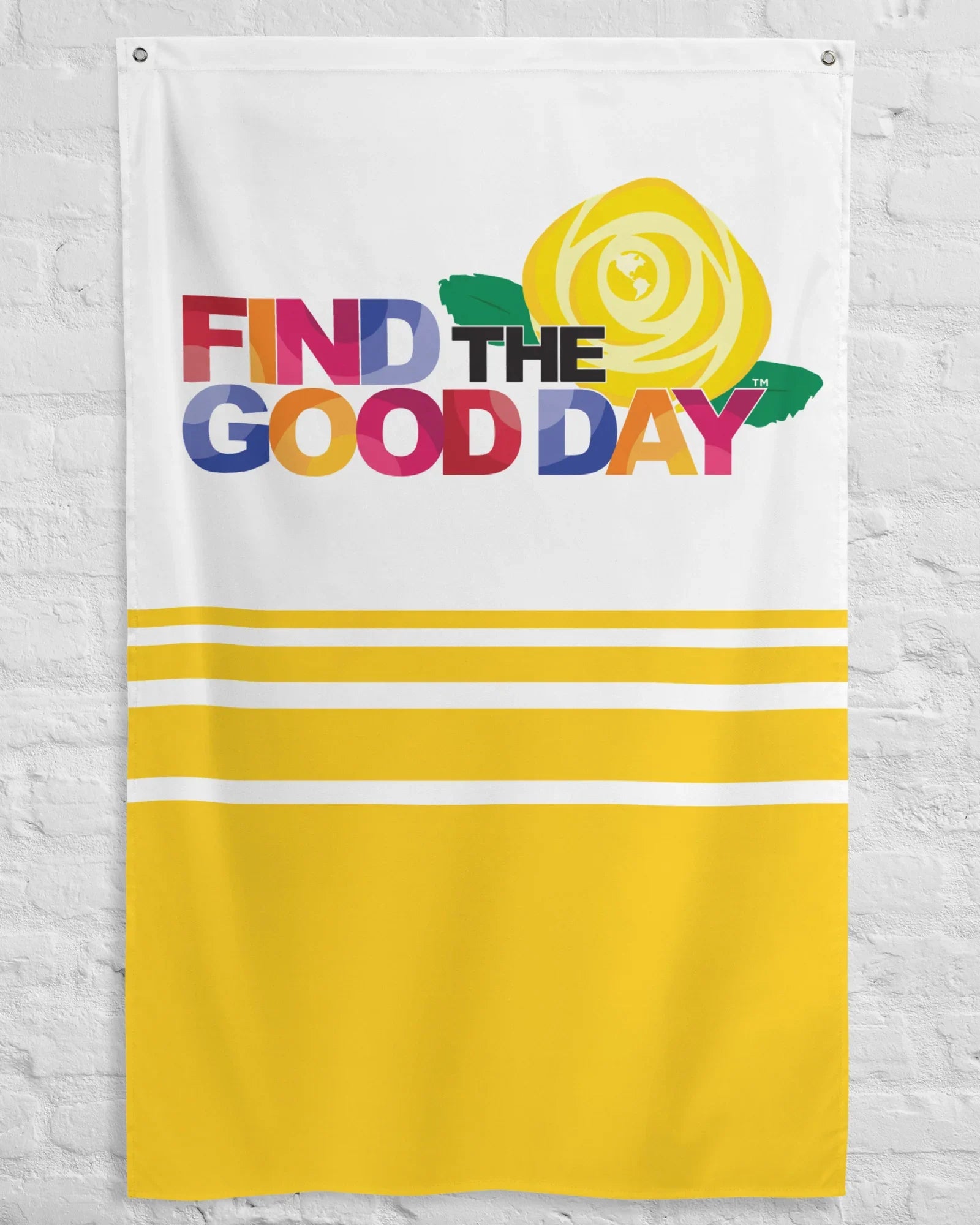 ProductJunior League Find The Good Day Flag | JL Event Supplies mockup