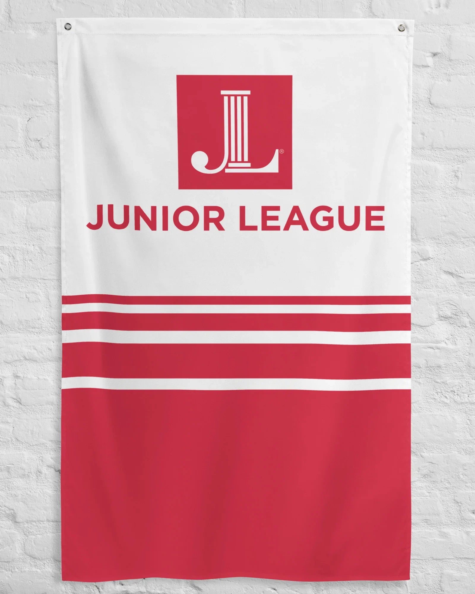 Junior League Flag - Traditional Logo | JL Event Supplies