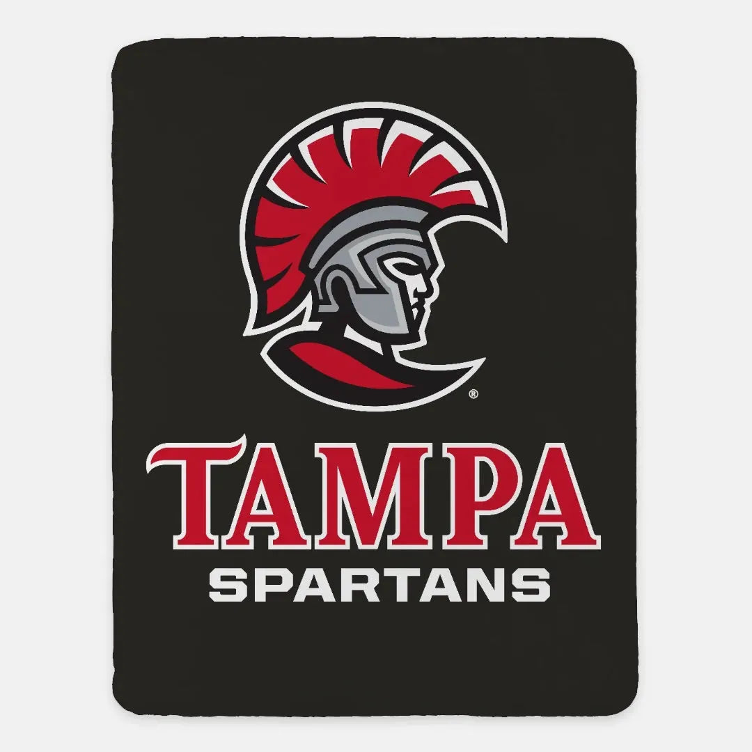University of Tampa XL 60x80 Spartans Blanket Throw Blankets