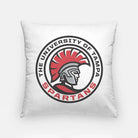 University of Tampa Throw Pillow Cover -Spartan Seal White - 18" Pillow Covers