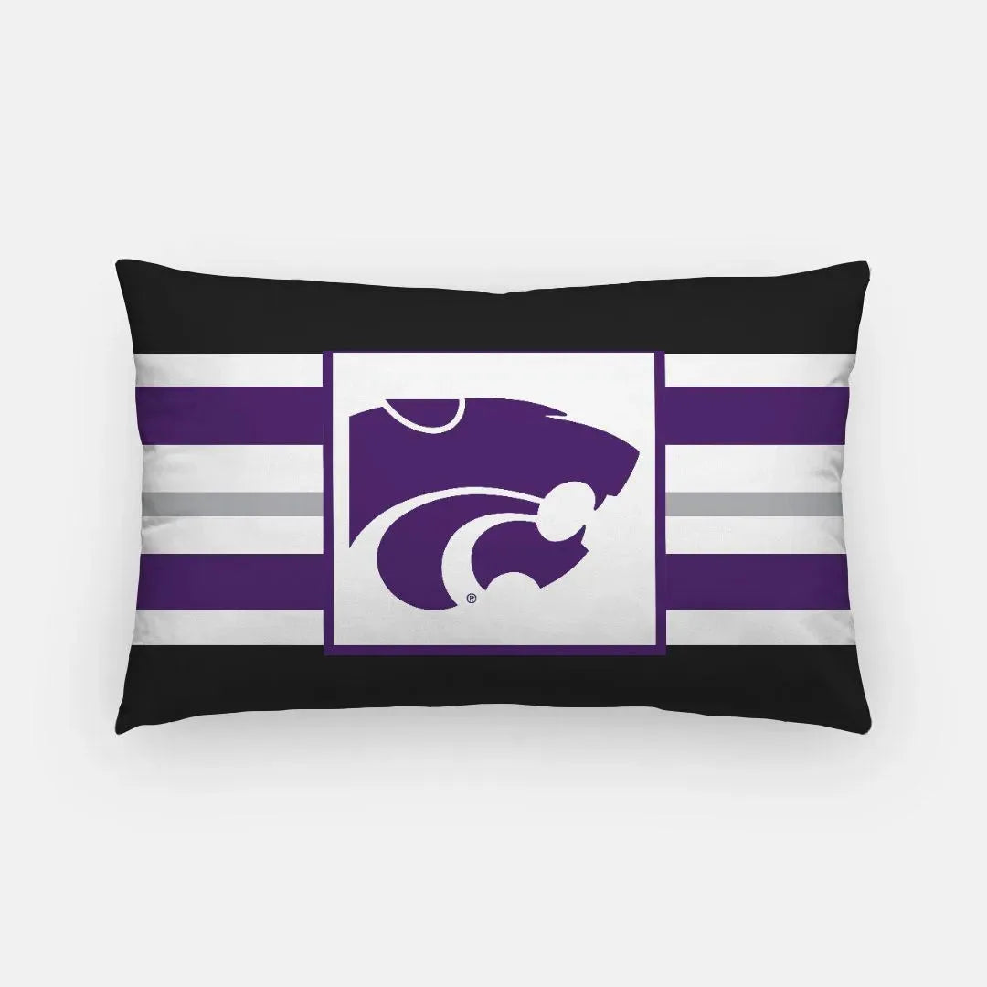 Kansas State University Lumber Pillow Cover - Wildcat Stripes Pillow Covers