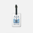 Alpha Xi Delta (Set of 2) Luggage Tag - Crest Luggage Tags