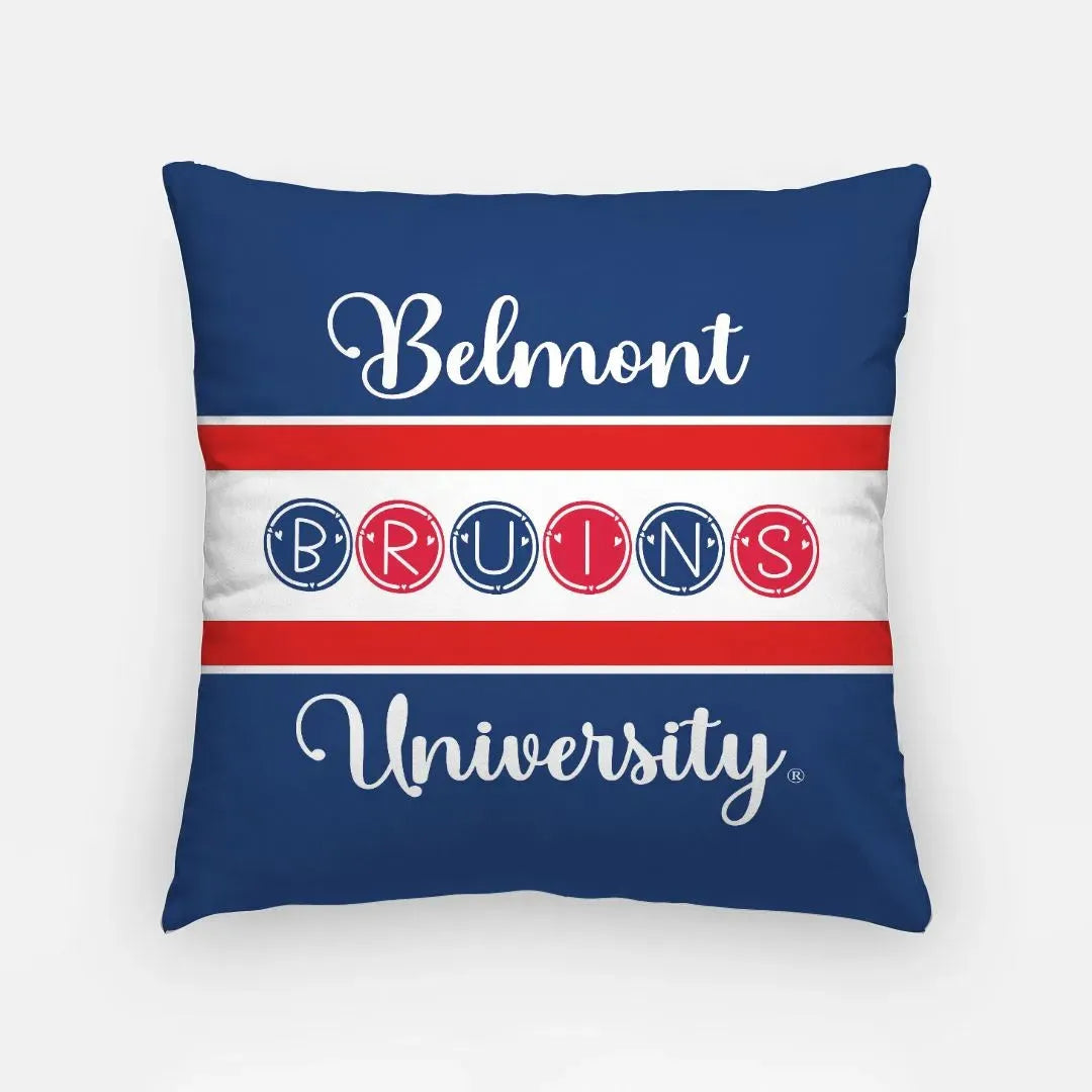 Belmont University Pillow Cover 18" - Dots Pillow Covers