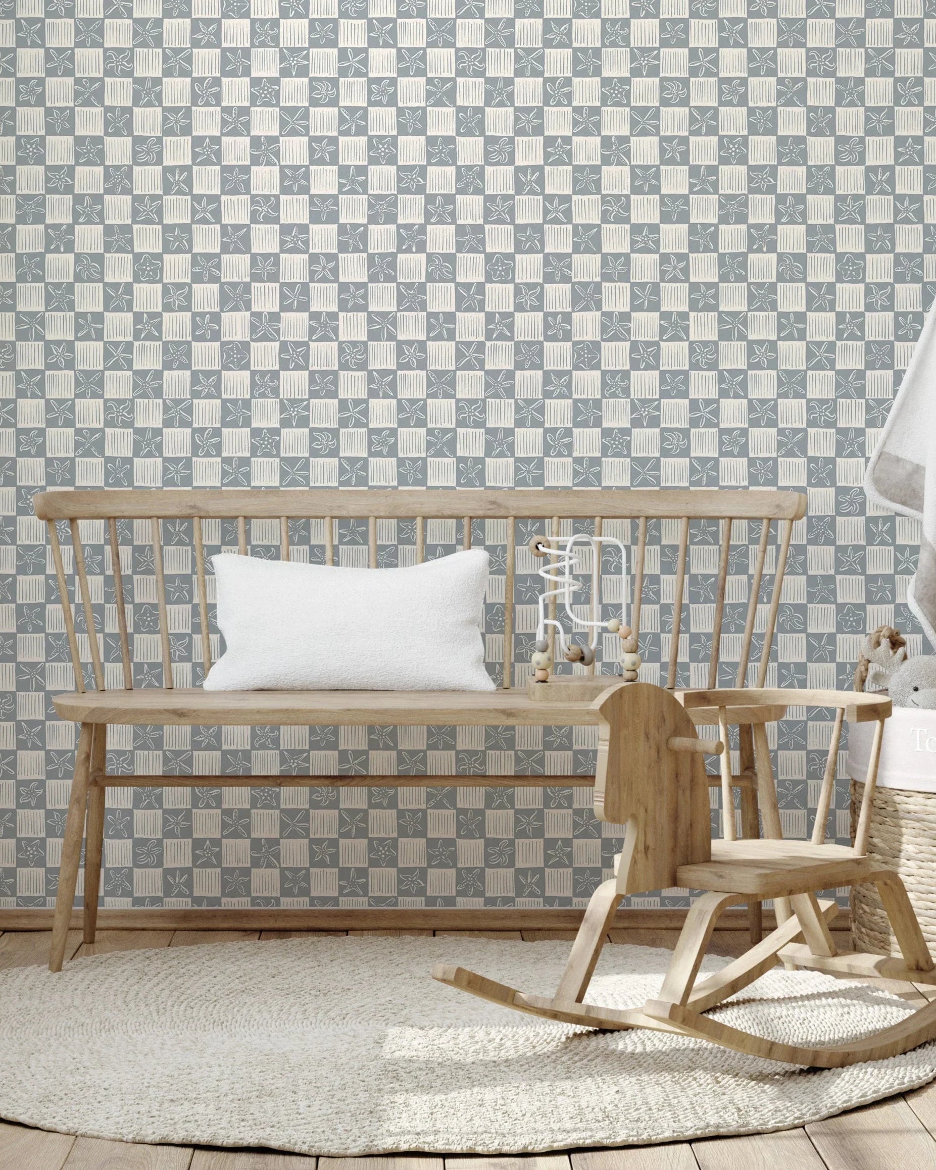 Shellie Peel & Stick Wallpaper by Niranjana Mani Design | Campus Greek Fit