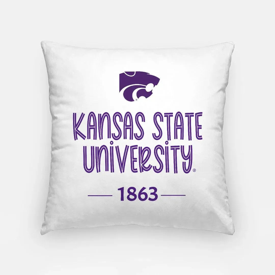 Kansas State University 1863 Pillow Cover - 18" Pillow Covers