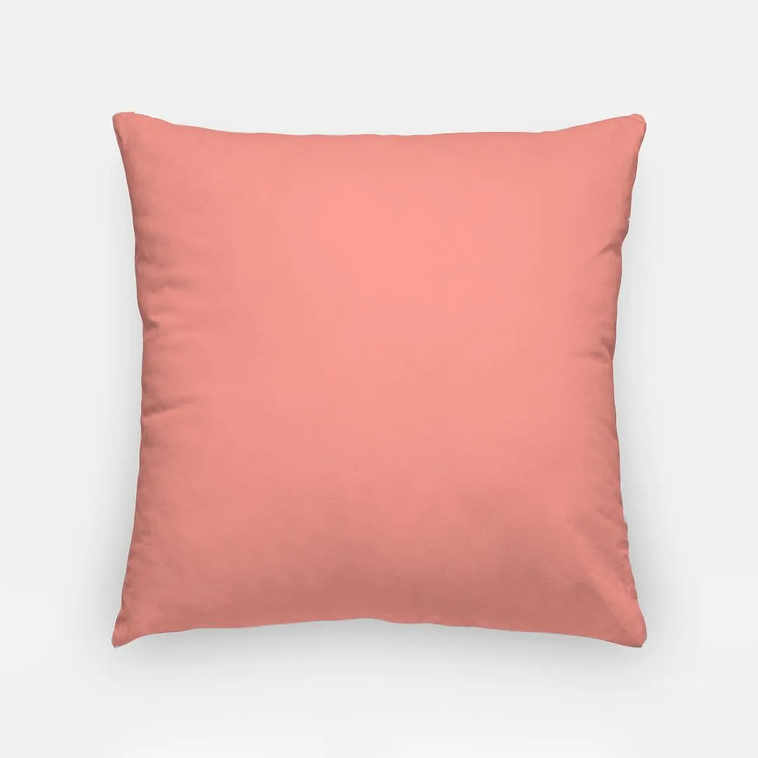 Flat Leaf Floral Monogram Pillow Cover 18" Pillow Covers