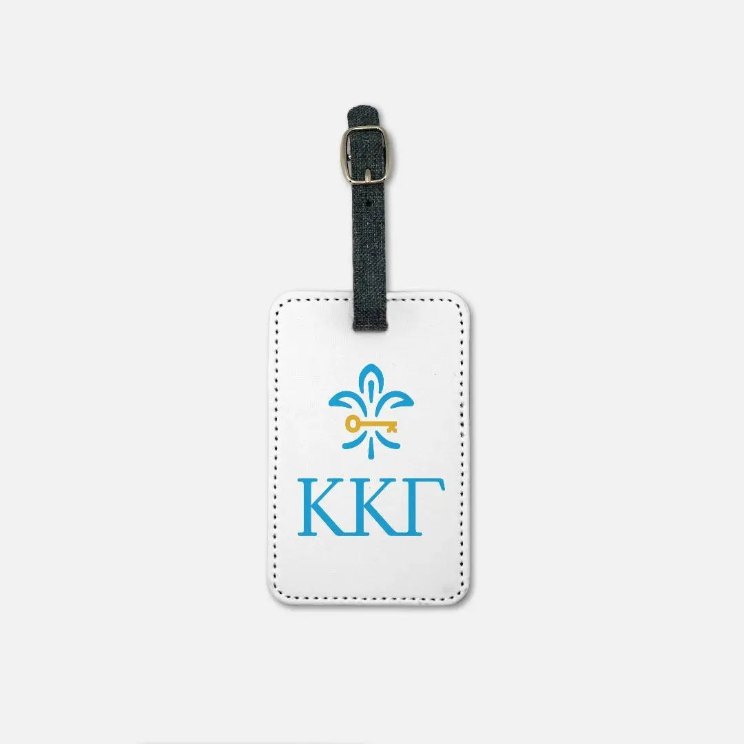 Kappa Kappa Gamma Fleur de Key Luggage Tag (Set of 2) Luggage Tags