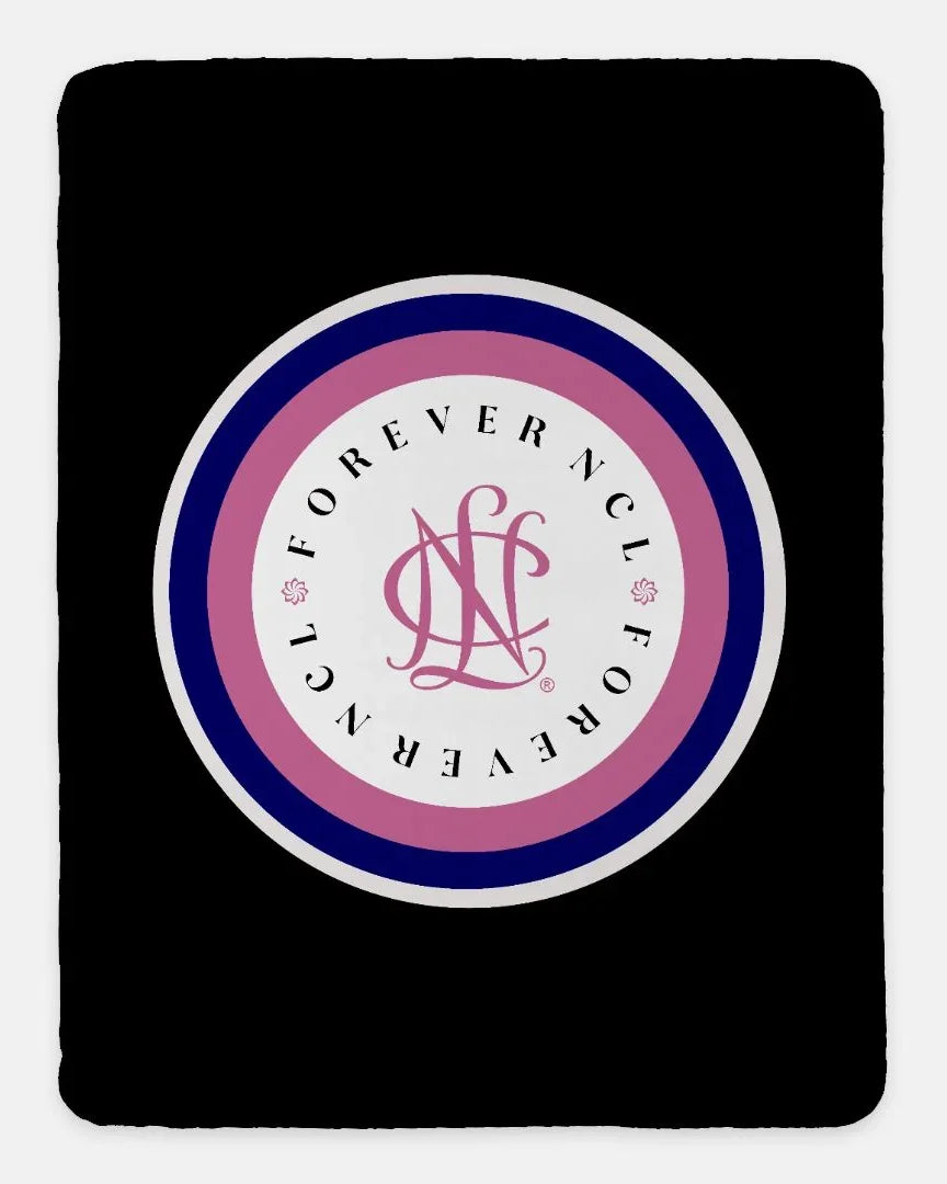 National Charity League XL Sherpa Blanket 60x80 - Forever Badge
