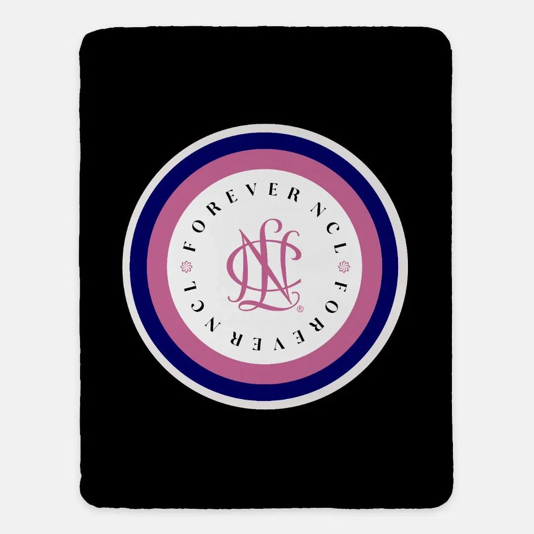 National Charity League XL Sherpa Blanket 60x80 - Forever Badge